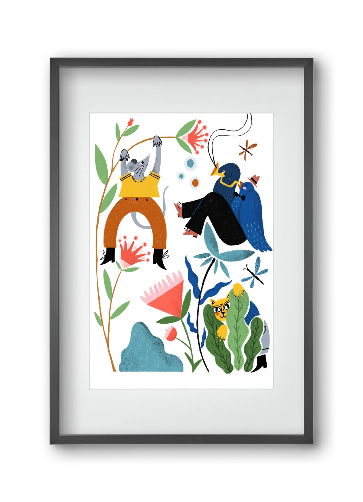 Spring Has Arrived, 30x45 cm (20x30 cm), Fekete keret, paszpartuval