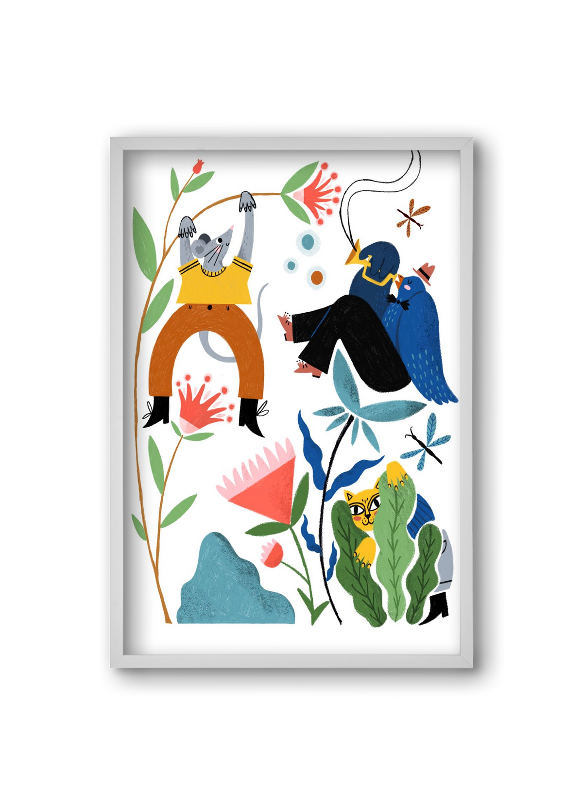 Spring Has Arrived, 20x30 cm (20x30 cm), Fehér keret