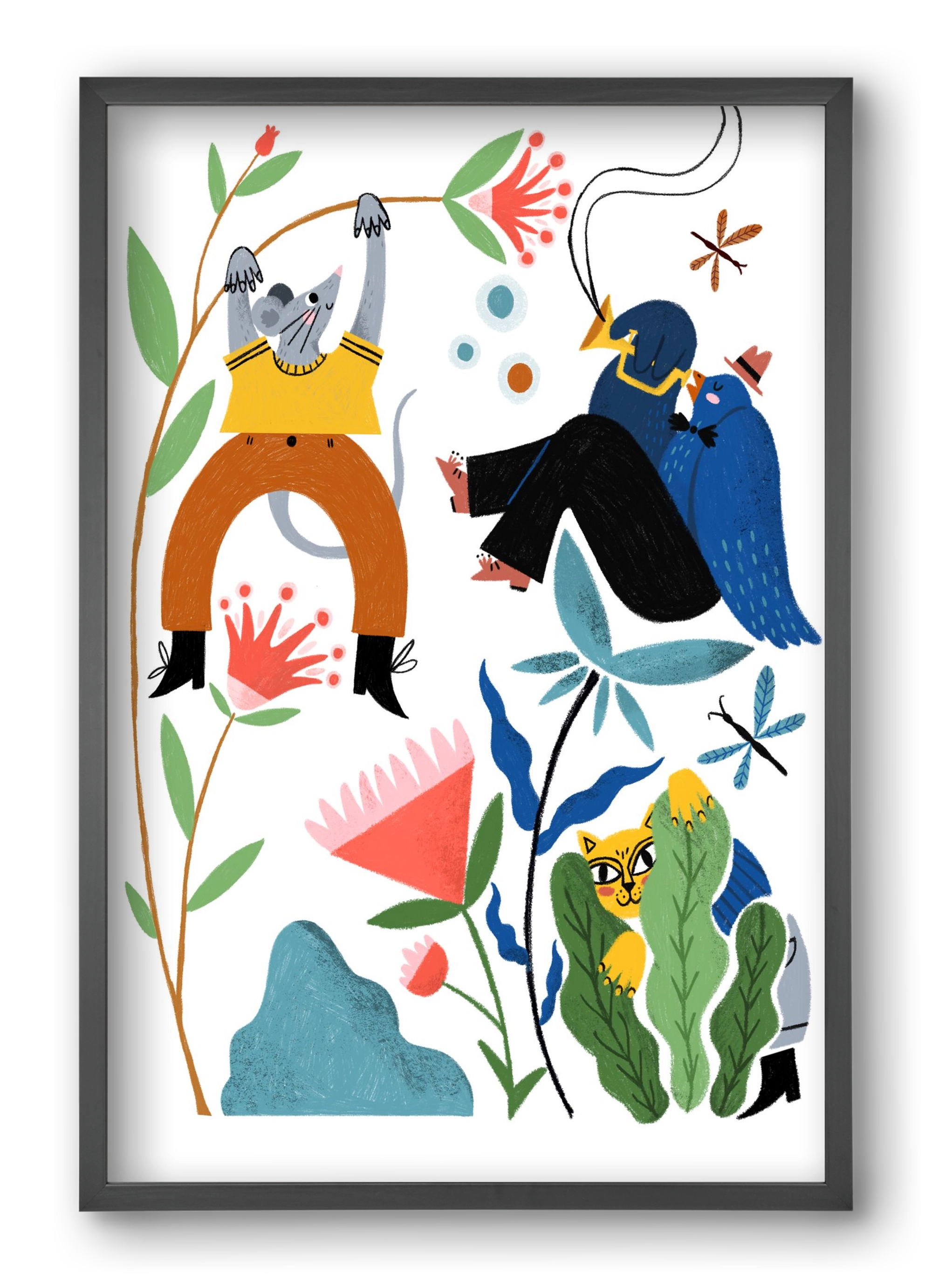 Spring Has Arrived, 40x60 cm (40x60 cm), Fekete keret