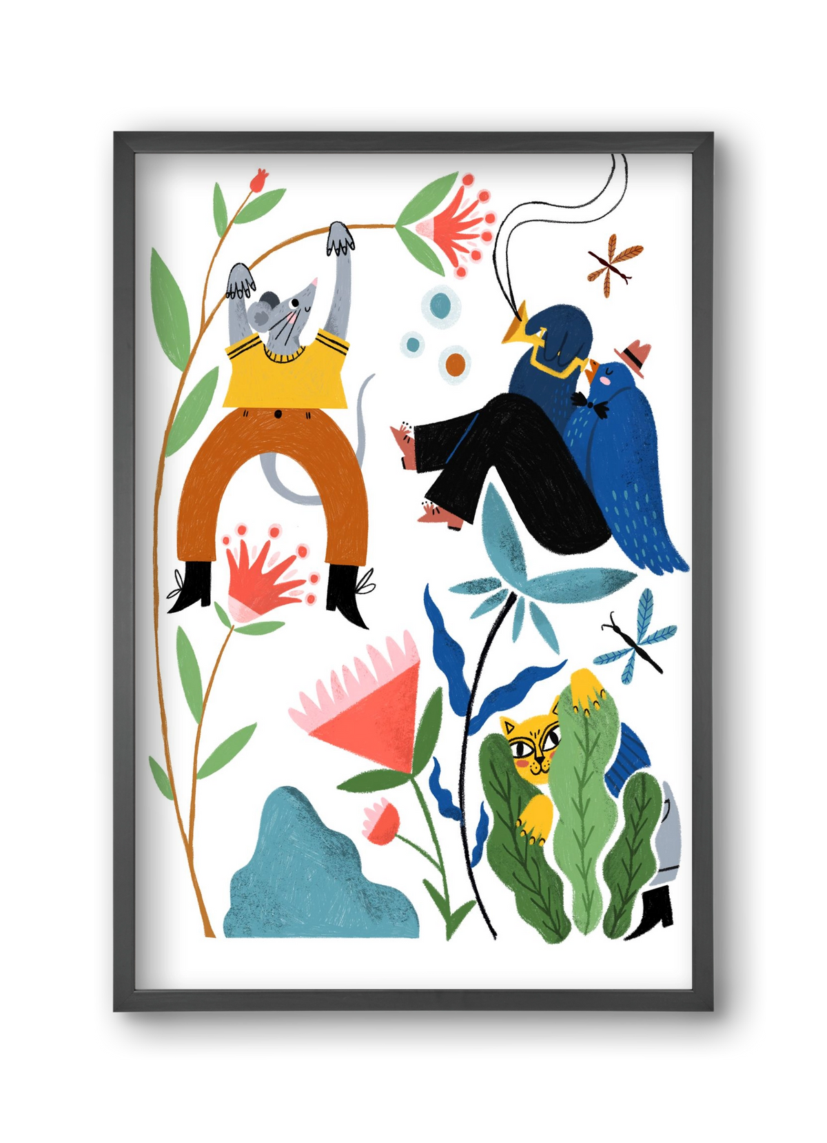 Spring Has Arrived, 30x45 cm (30x45 cm), Fekete keret