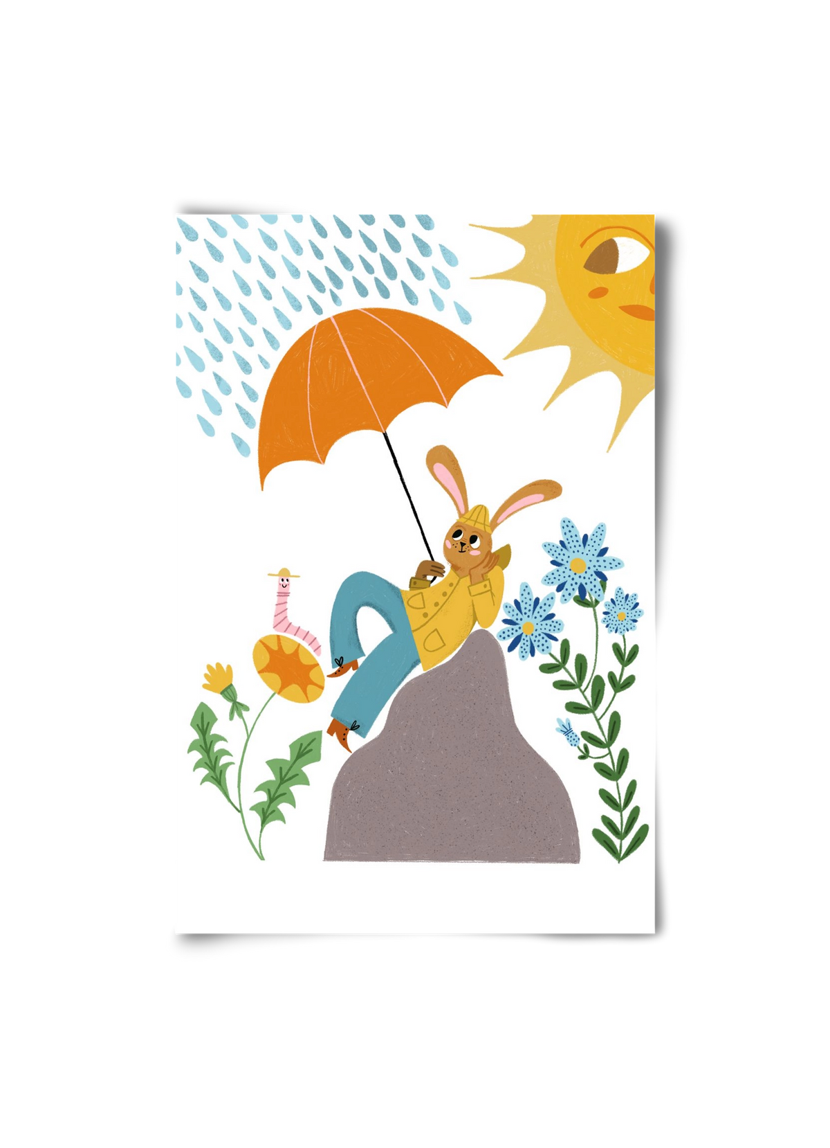 Waiting For The Rainbow, 20x30 cm, Keret nélkül