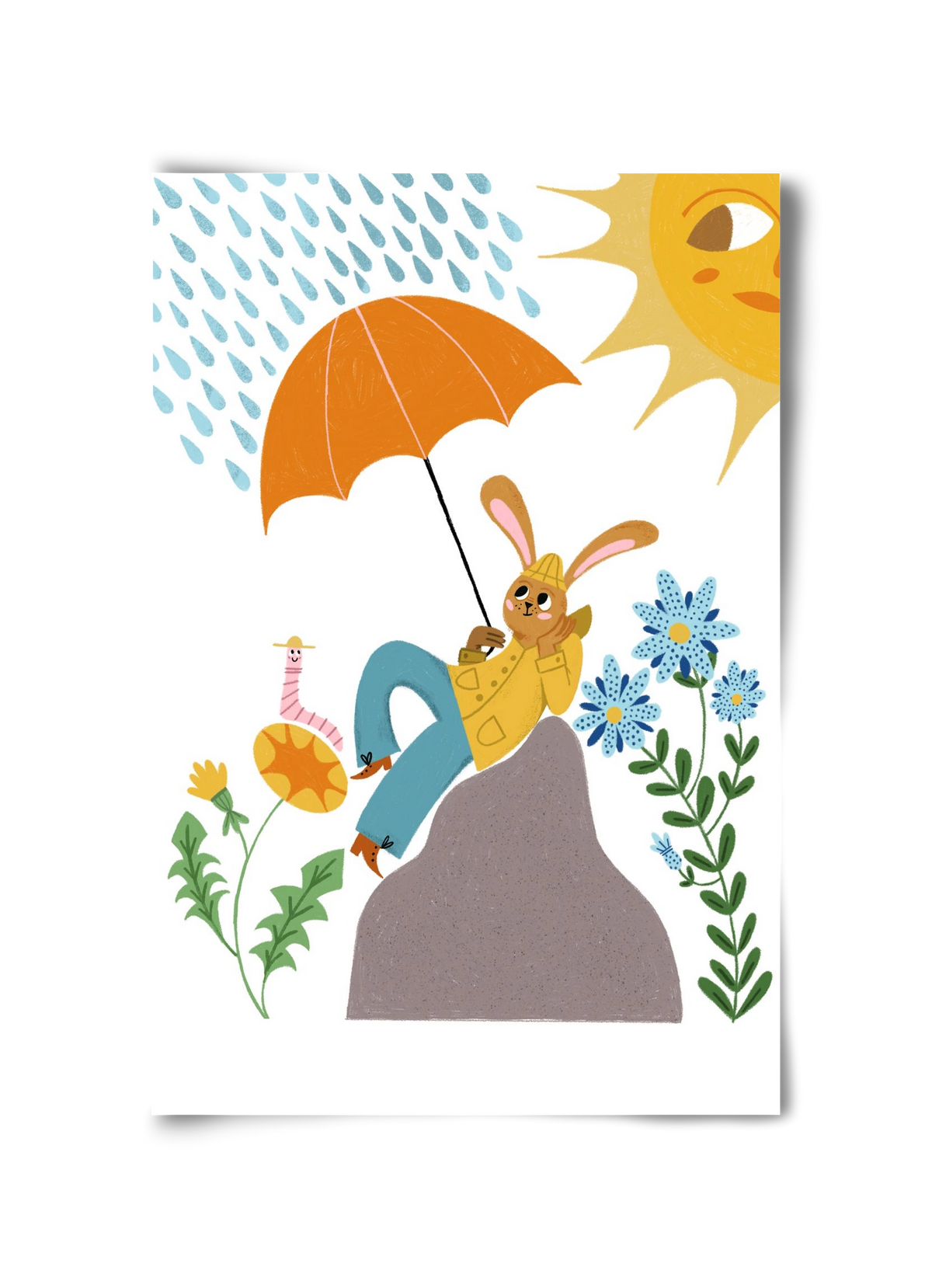 Waiting For The Rainbow, 30x45 cm, Keret nélkül