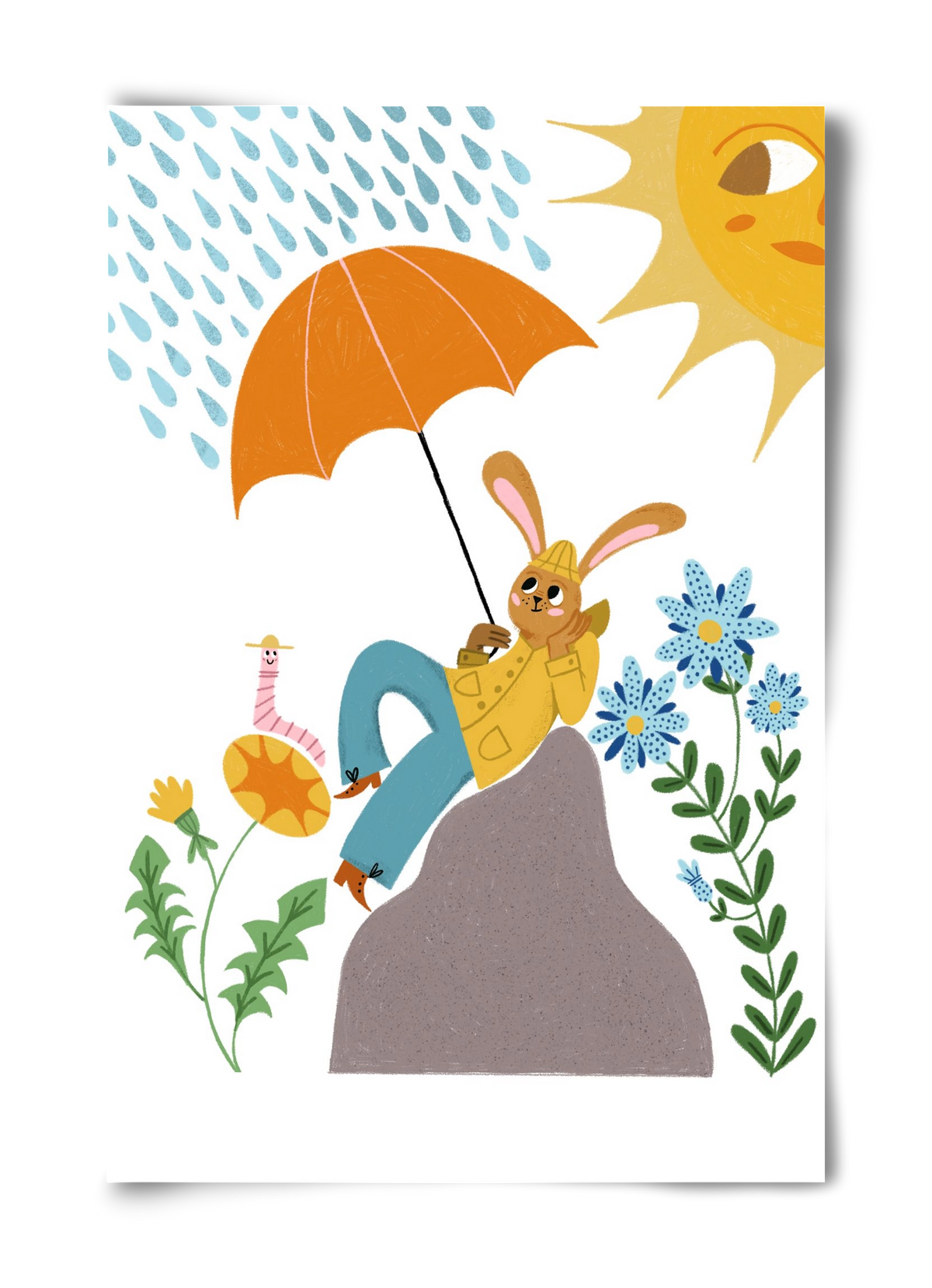 Waiting For The Rainbow, 40x60 cm, Keret nélkül