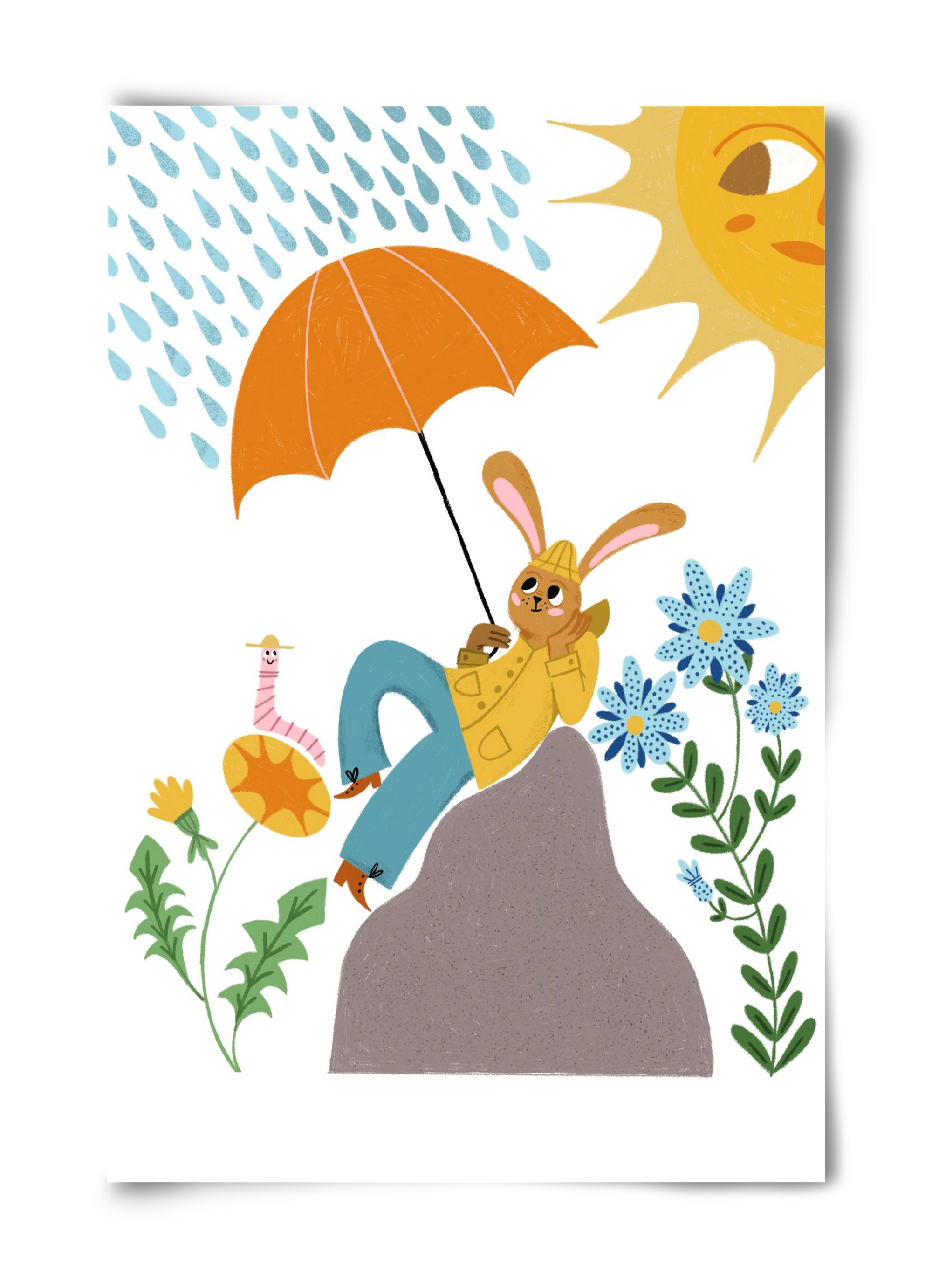 Waiting For The Rainbow, 40x60 cm, Keret nélkül