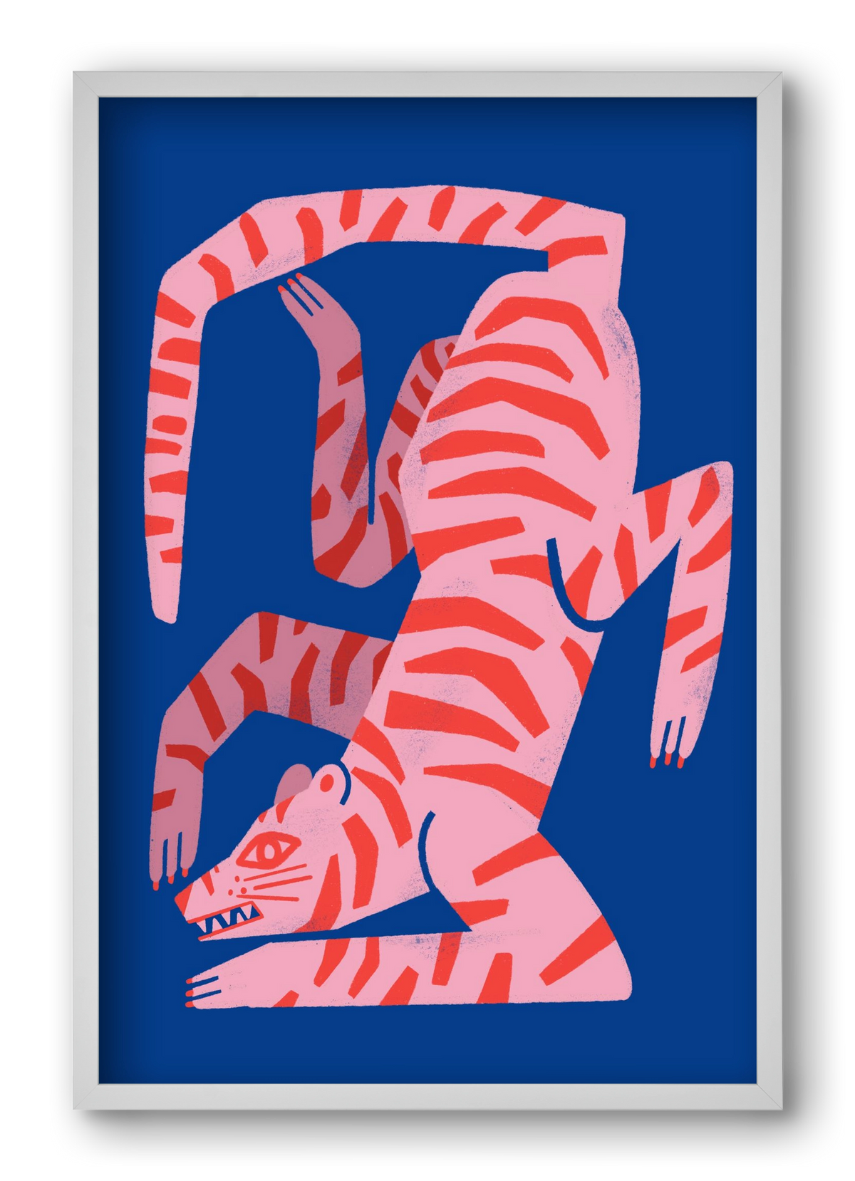 Tiger Tiger, 40x60 cm (40x60 cm), Fehér keret