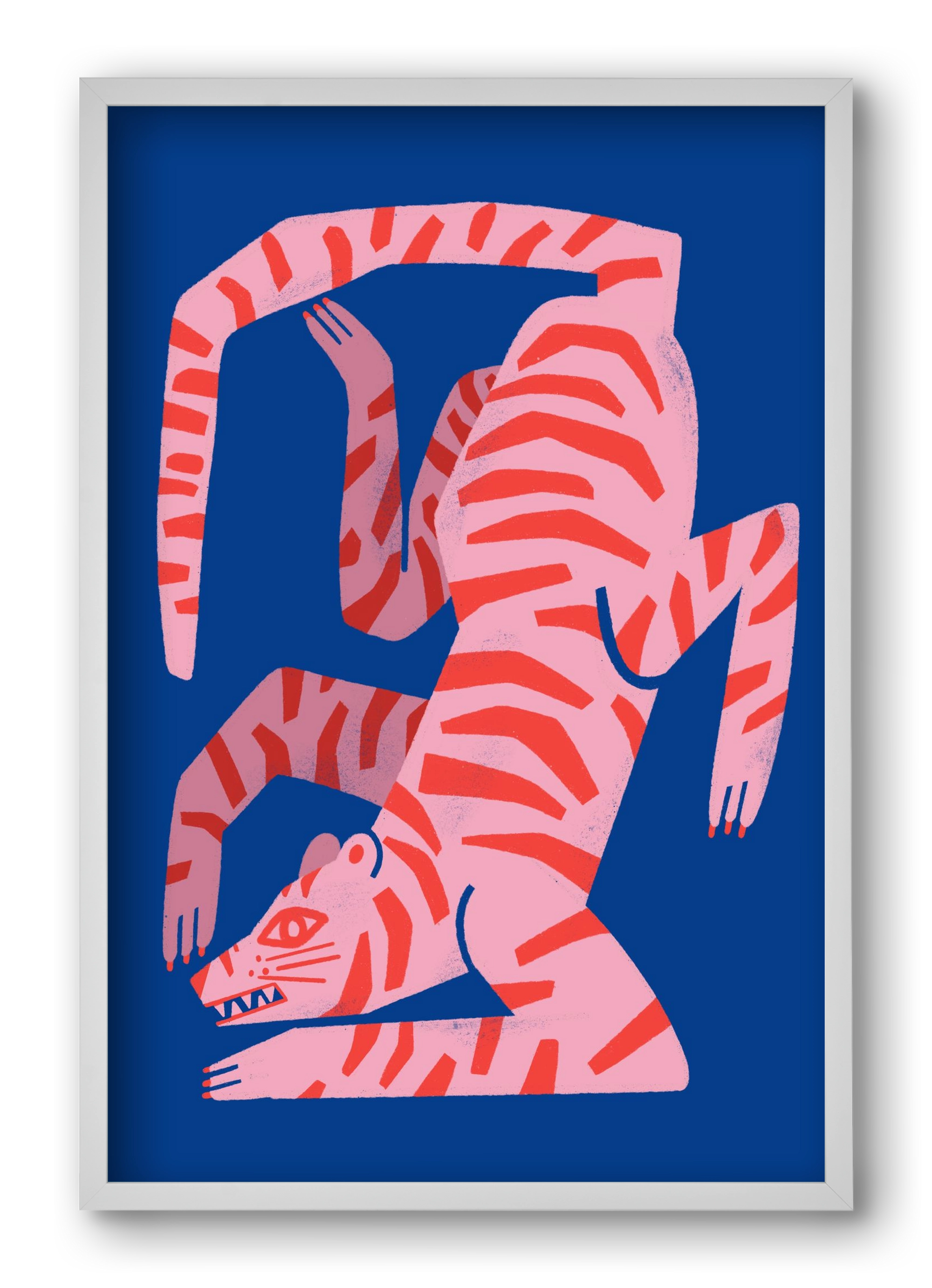 Tiger Tiger, 40x60 cm (40x60 cm), Fehér keret
