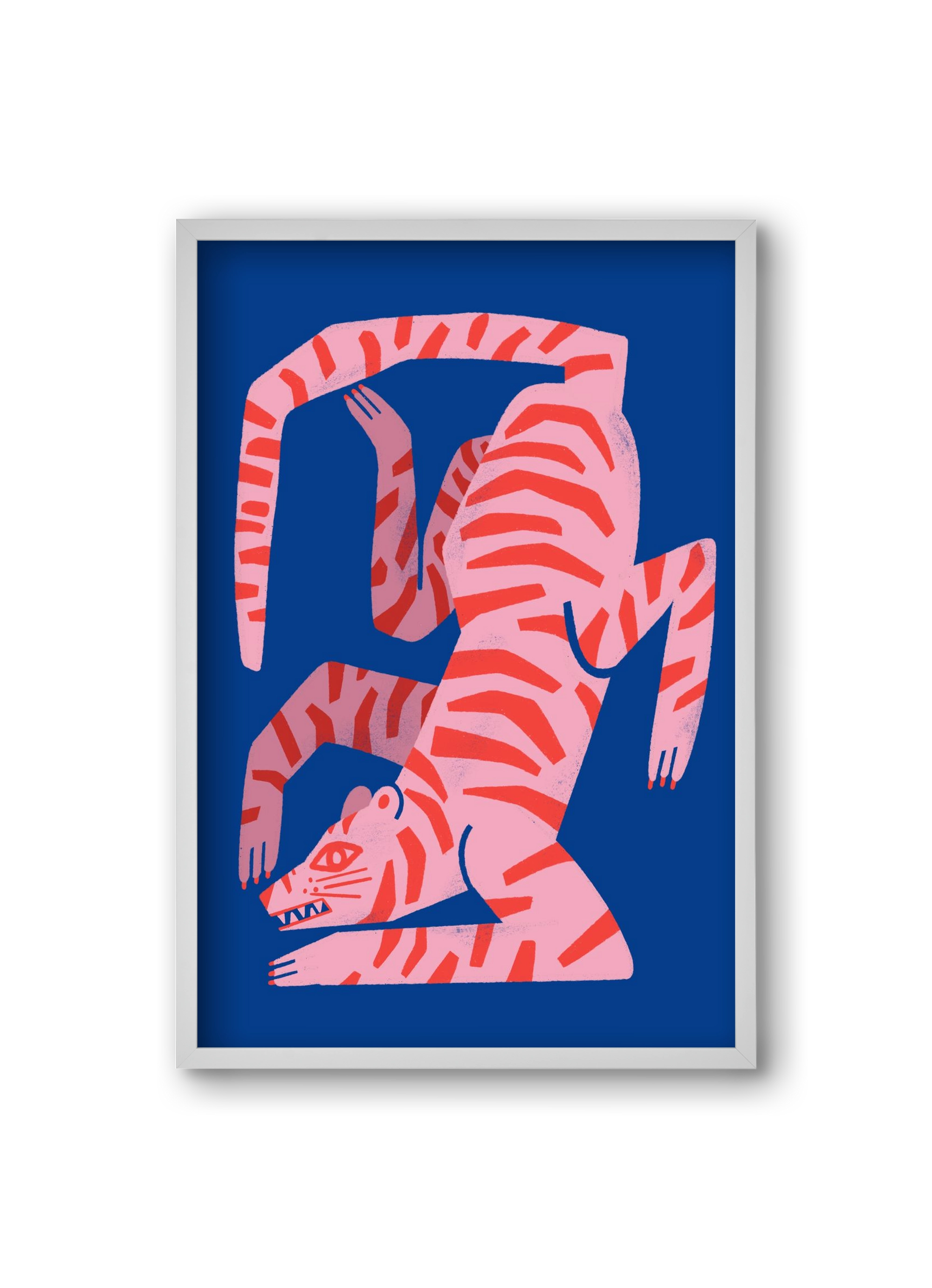 Tiger Tiger, 20x30 cm (20x30 cm), Fehér keret