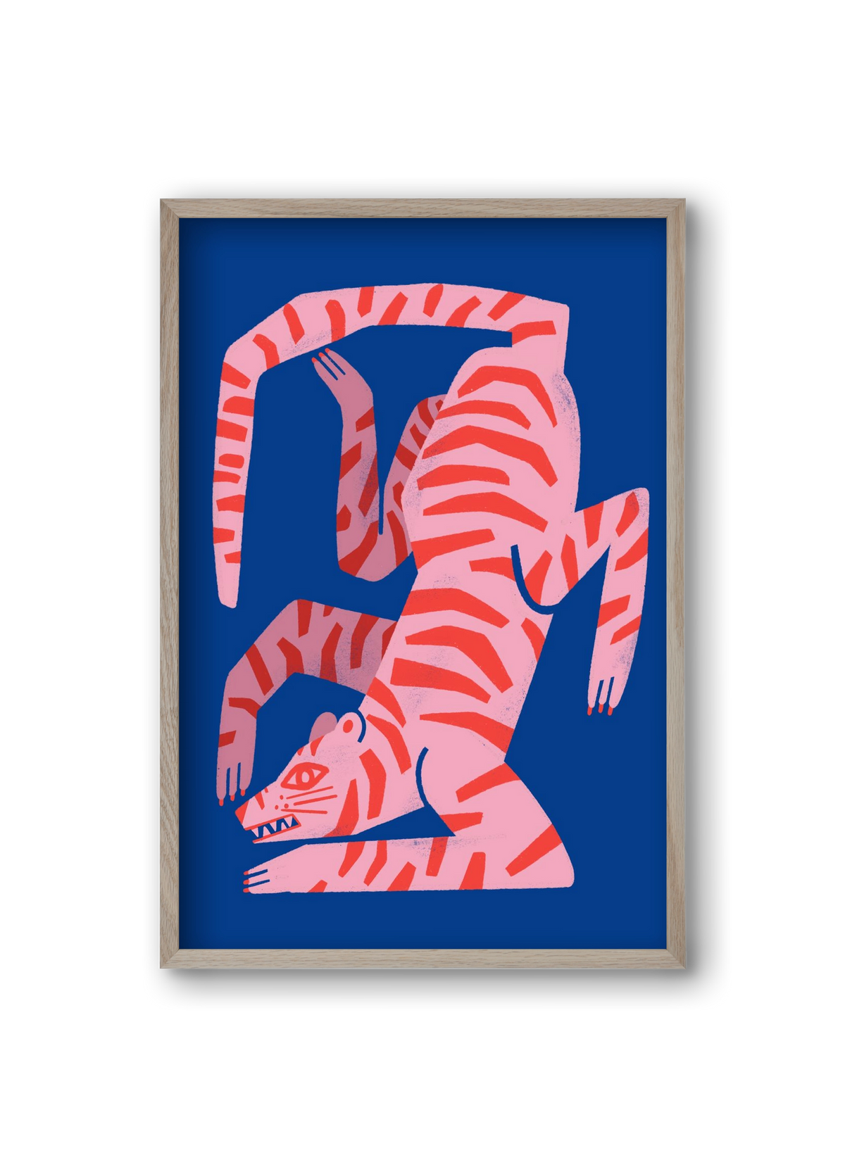 Tiger Tiger, 20x30 cm (20x30 cm), Tölgy keret