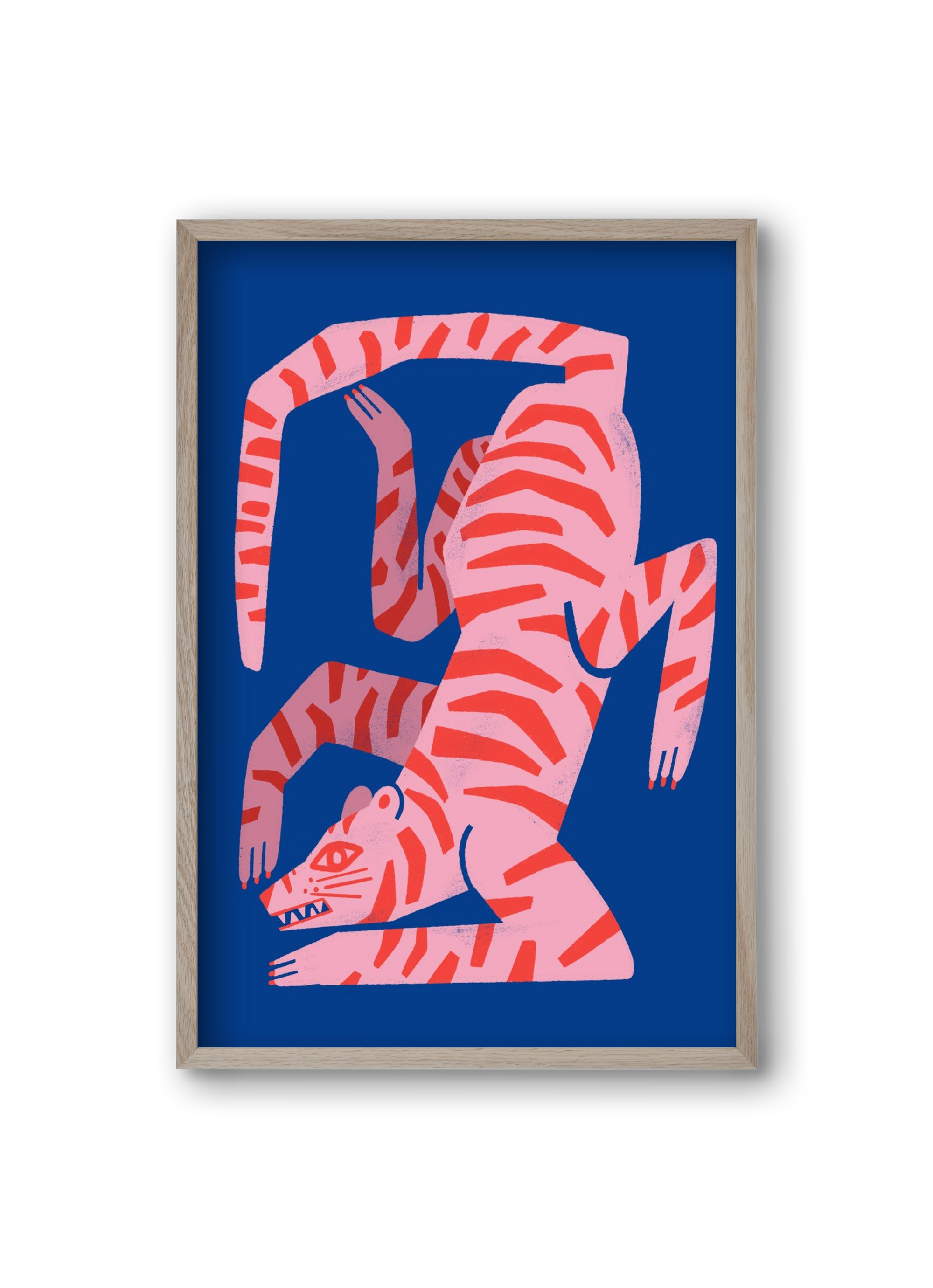 Tiger Tiger, 20x30 cm (20x30 cm), Tölgy keret