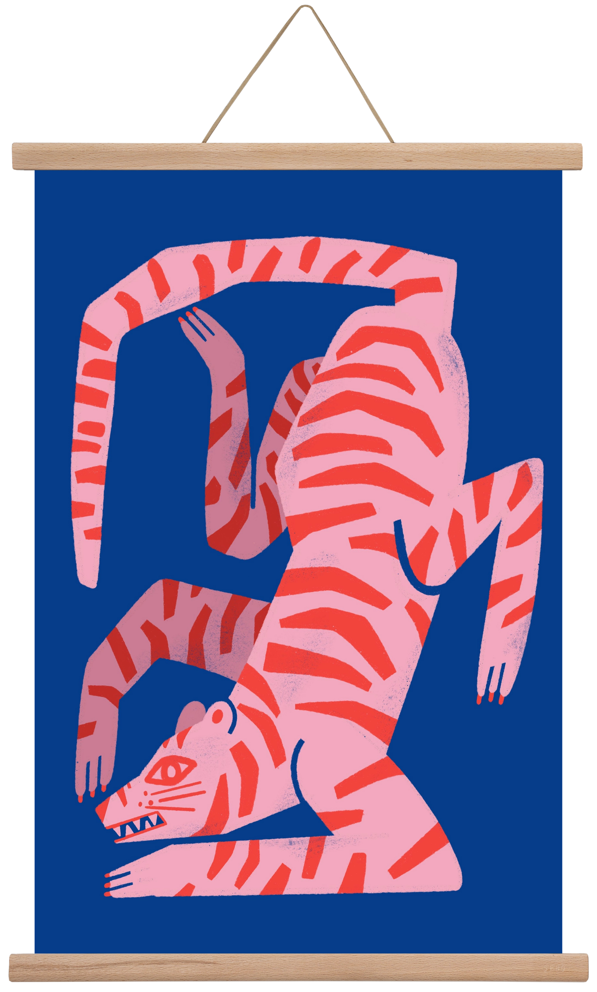 Tiger Tiger, 40x60 cm (40x60 cm), Tölgy akasztó