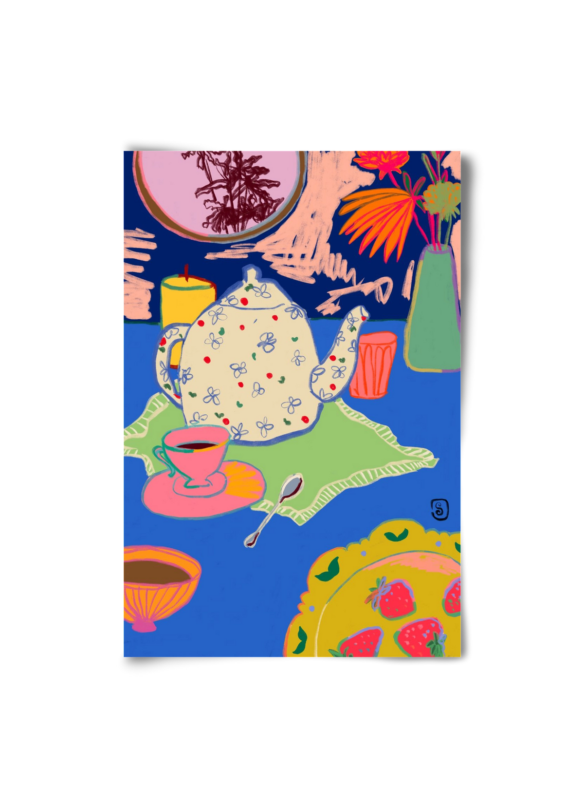 TEA TIME, 20x30 cm, Keret nélkül