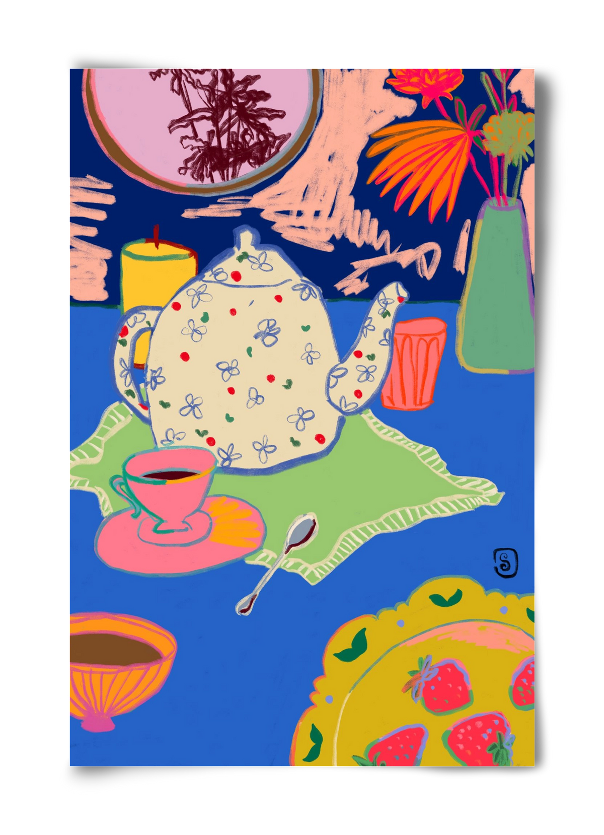 TEA TIME, 40x60 cm, Keret nélkül