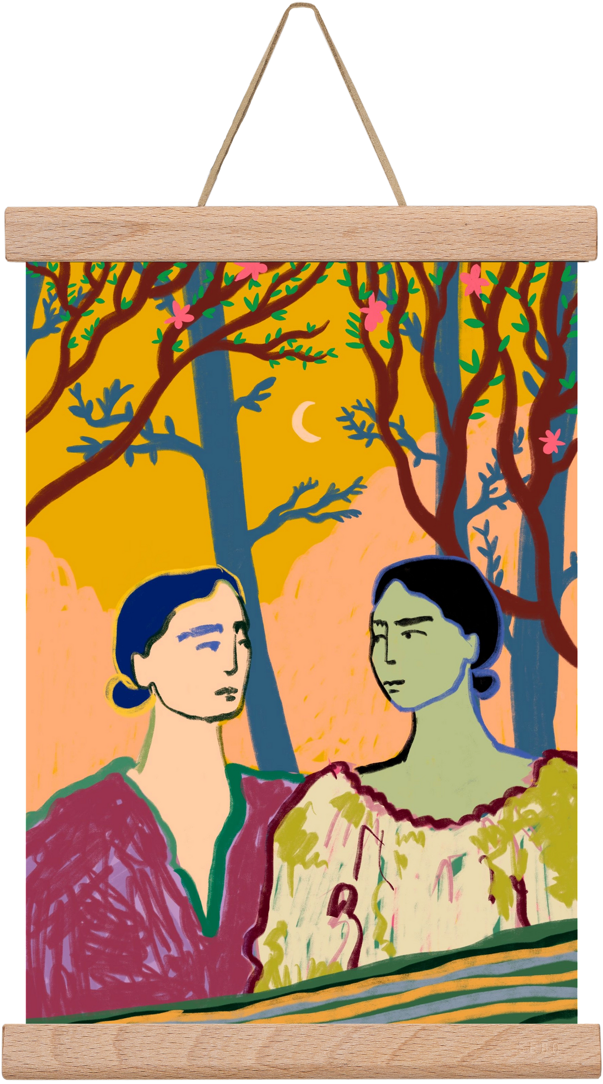 FOREST TALE, 20x30 cm (20x30 cm), Tölgy akasztó