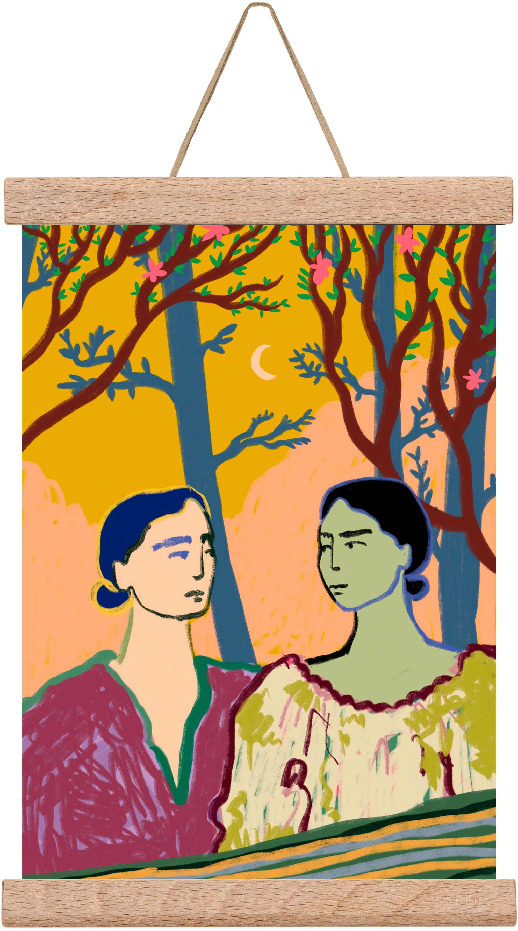 FOREST TALE, 20x30 cm (20x30 cm), Tölgy akasztó
