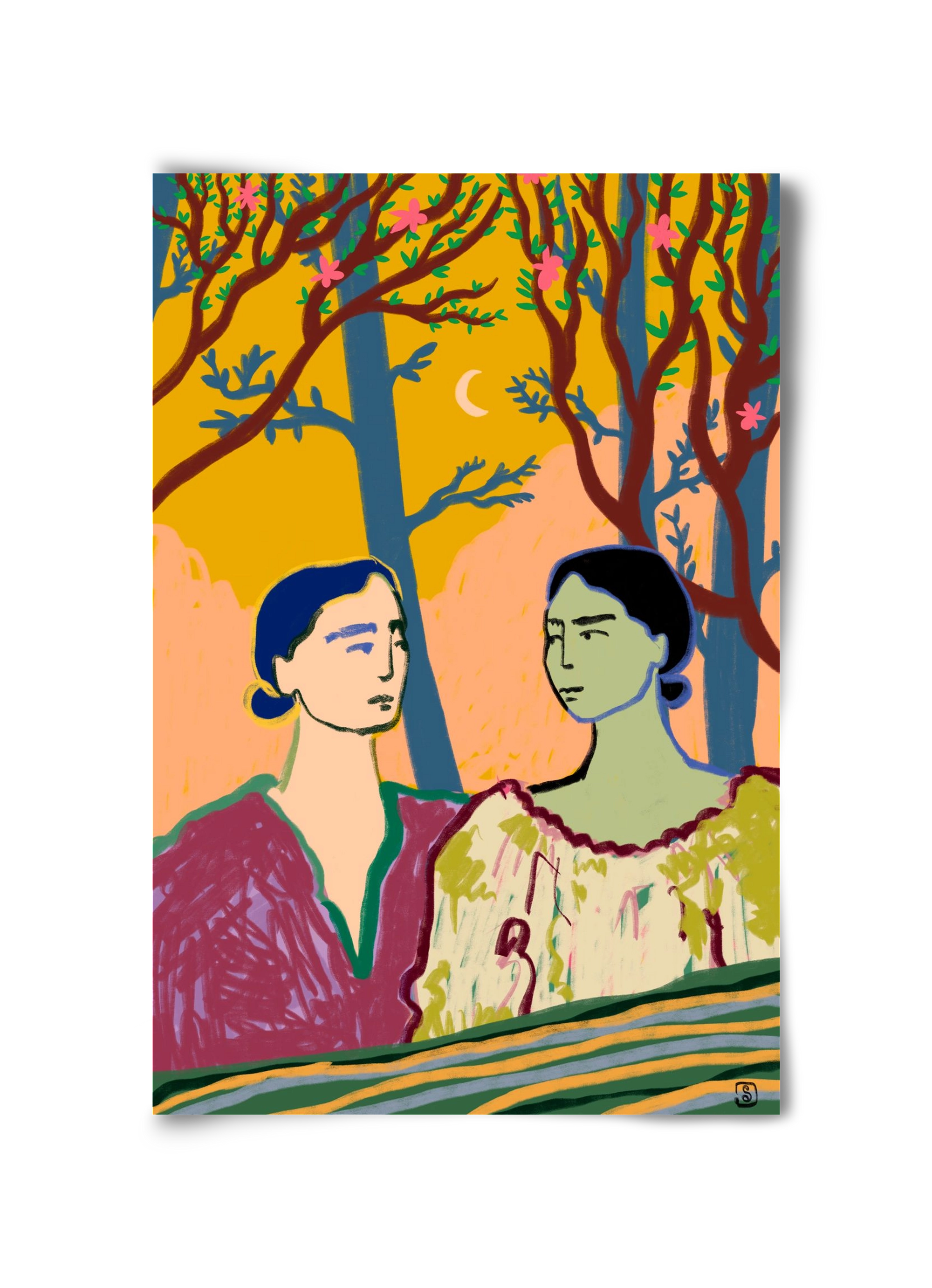 FOREST TALE, 30x45 cm, Keret nélkül