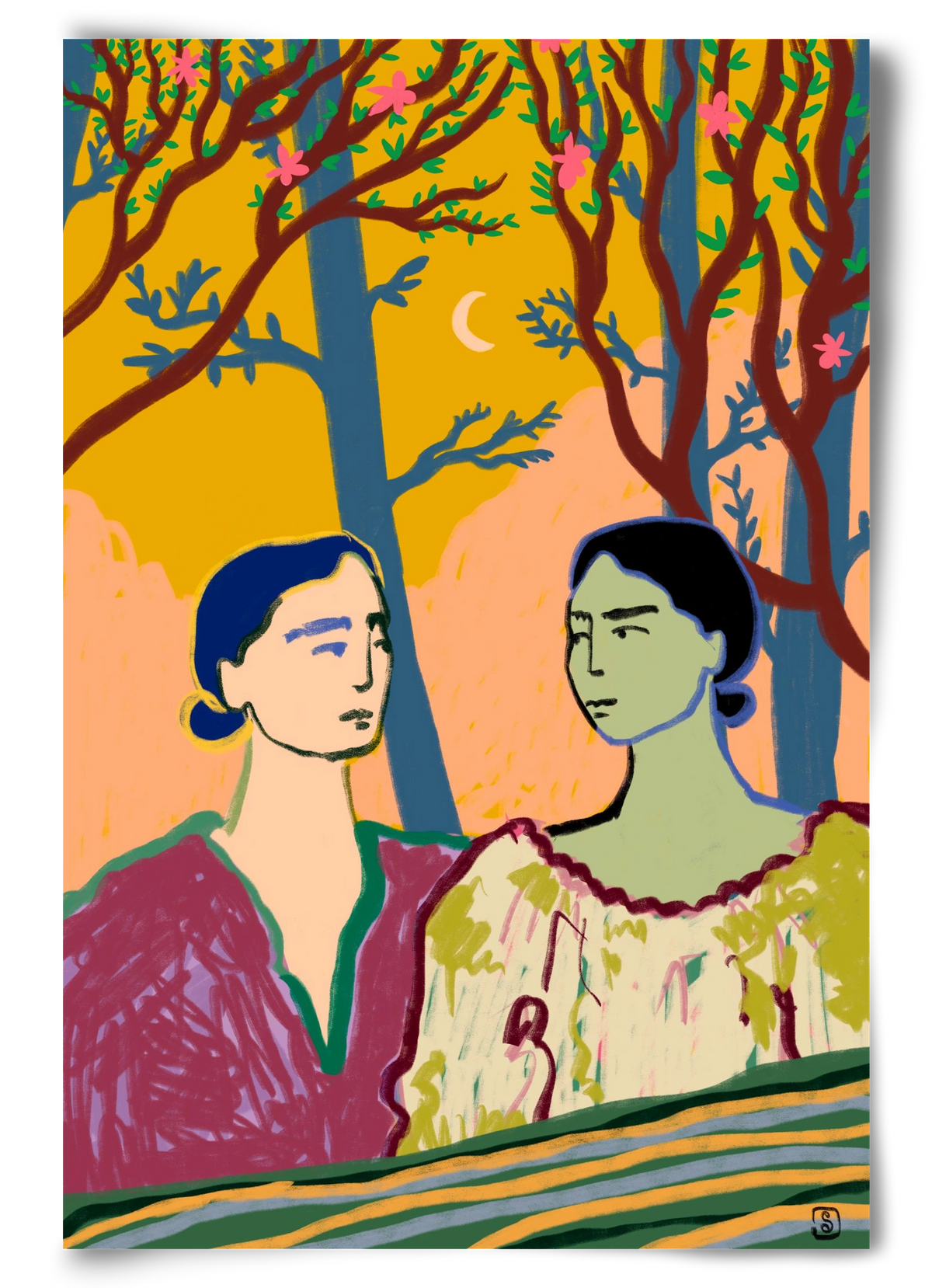 FOREST TALE, 60x90 cm, Keret nélkül