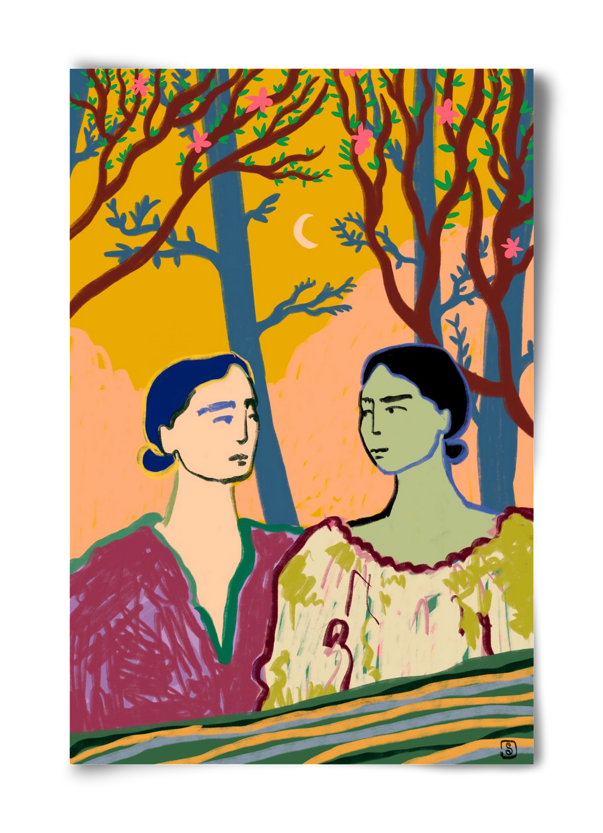 FOREST TALE, 40x60 cm, Keret nélkül