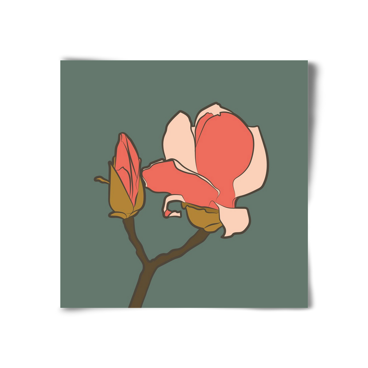 Bimbó, 30x30 cm, Keret nélkül