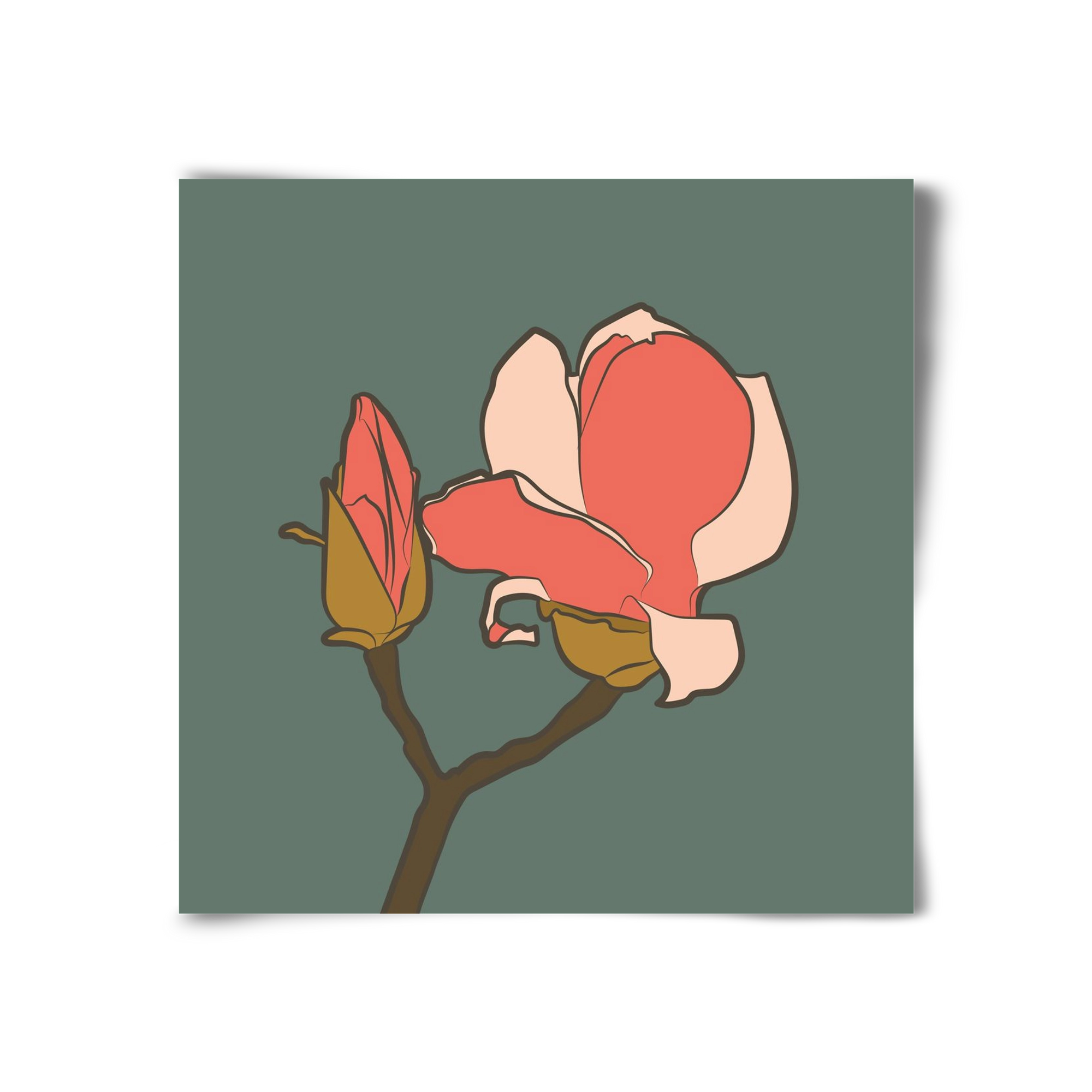 Bimbó, 30x30 cm, Keret nélkül