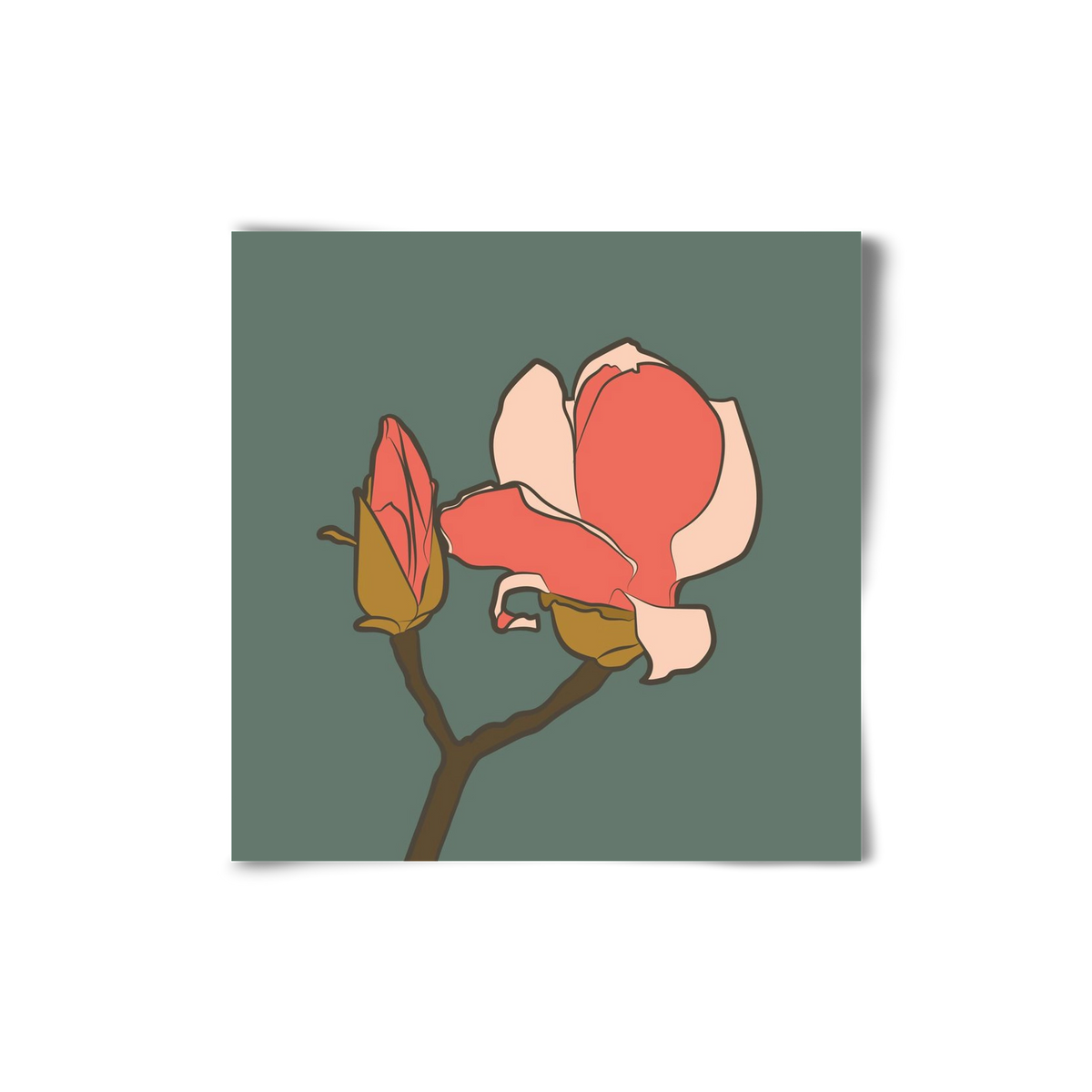 Bimbó, 20x20 cm, Keret nélkül