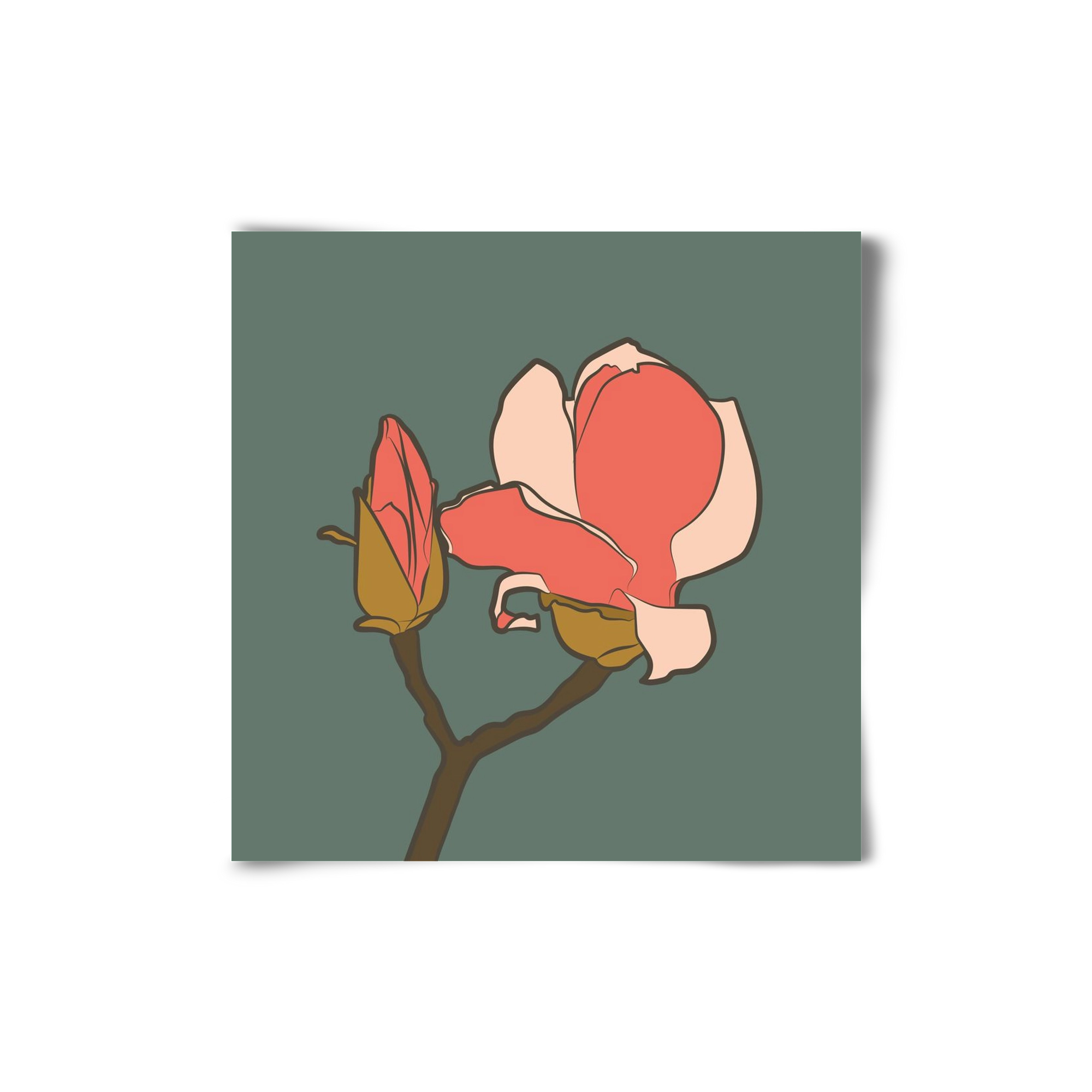 Bimbó, 20x20 cm, Keret nélkül