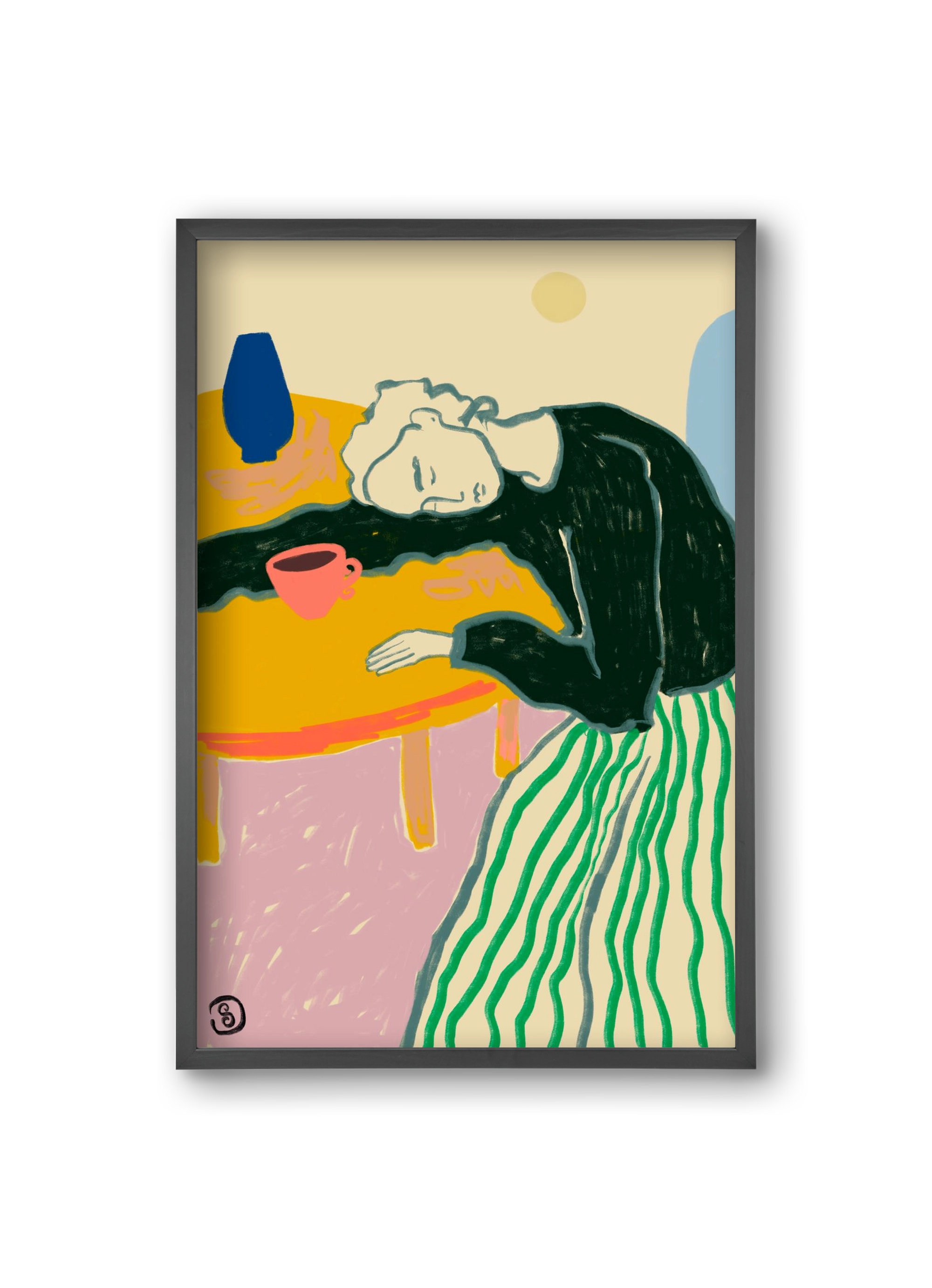 MOTHERHOOD, 20x30 cm (20x30 cm), Fekete keret