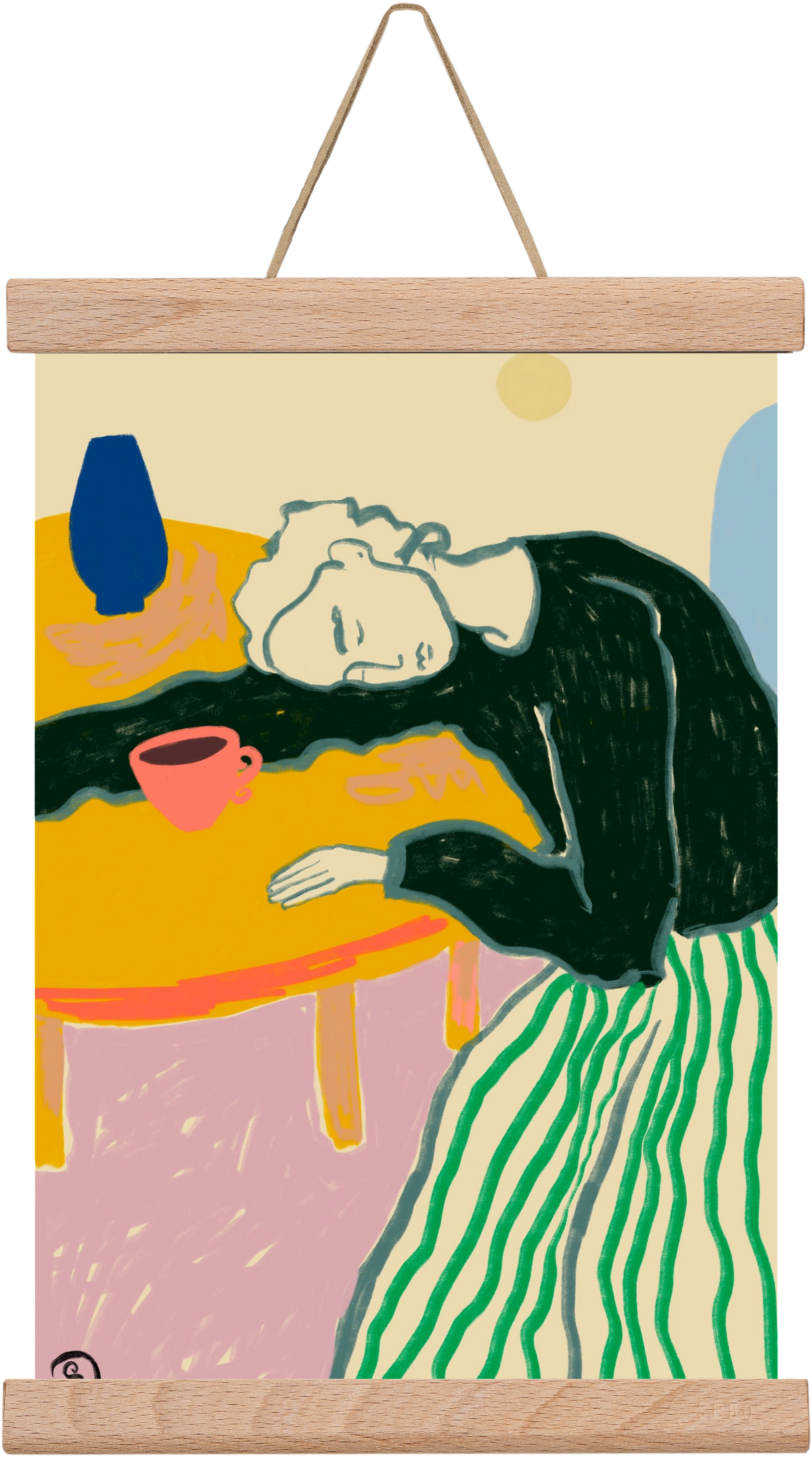 MOTHERHOOD, 20x30 cm (20x30 cm), Tölgy akasztó