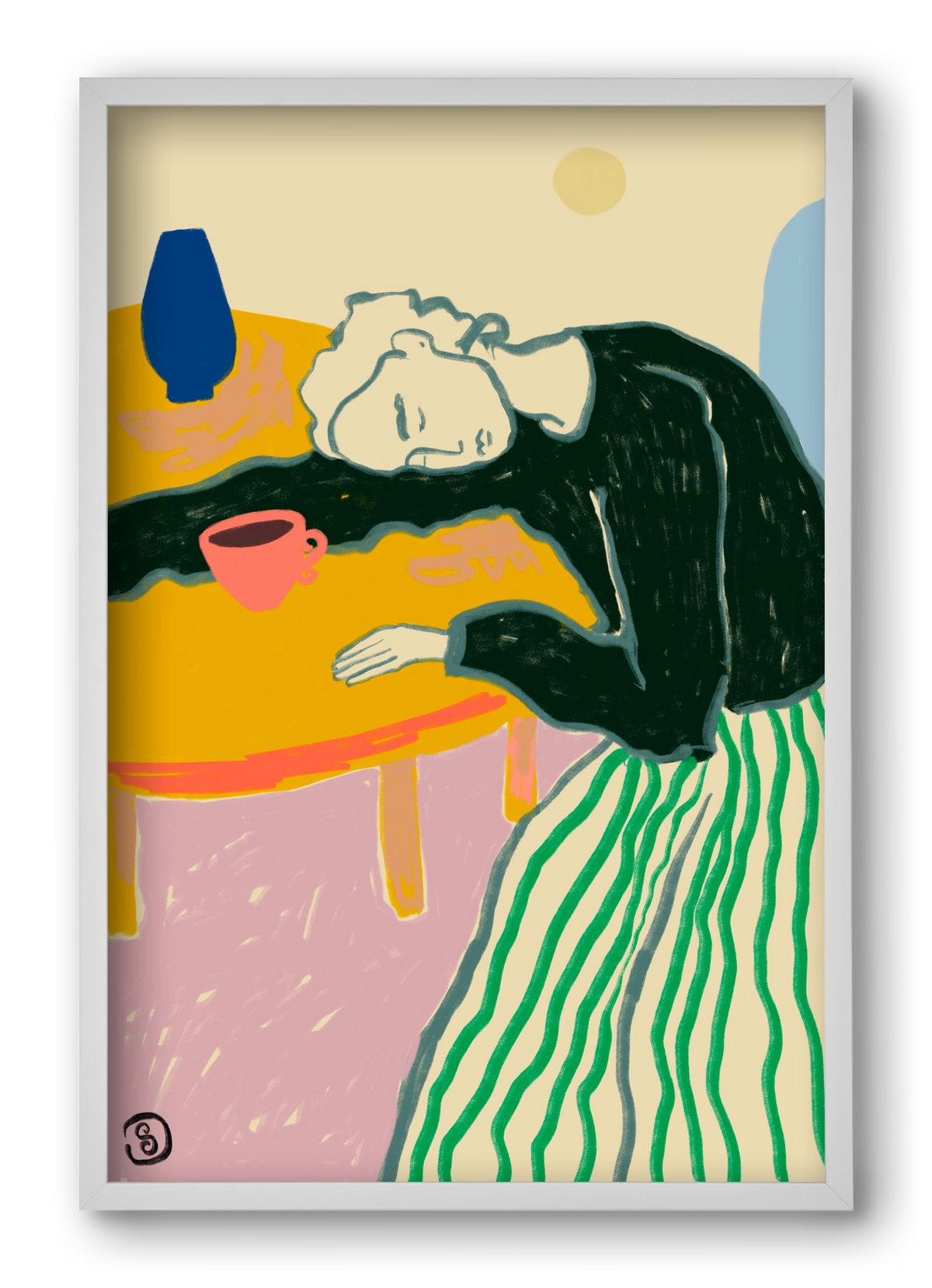 MOTHERHOOD, 40x60 cm (40x60 cm), Fehér keret