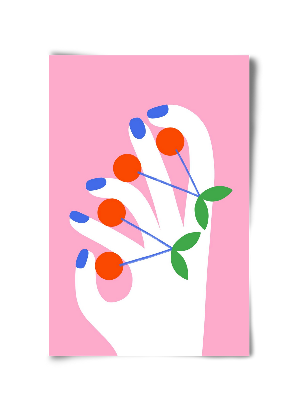 Cherries, 30x45 cm, Keret nélkül