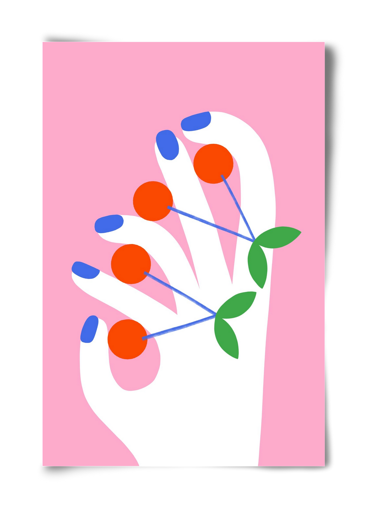 Cherries, 40x60 cm, Keret nélkül