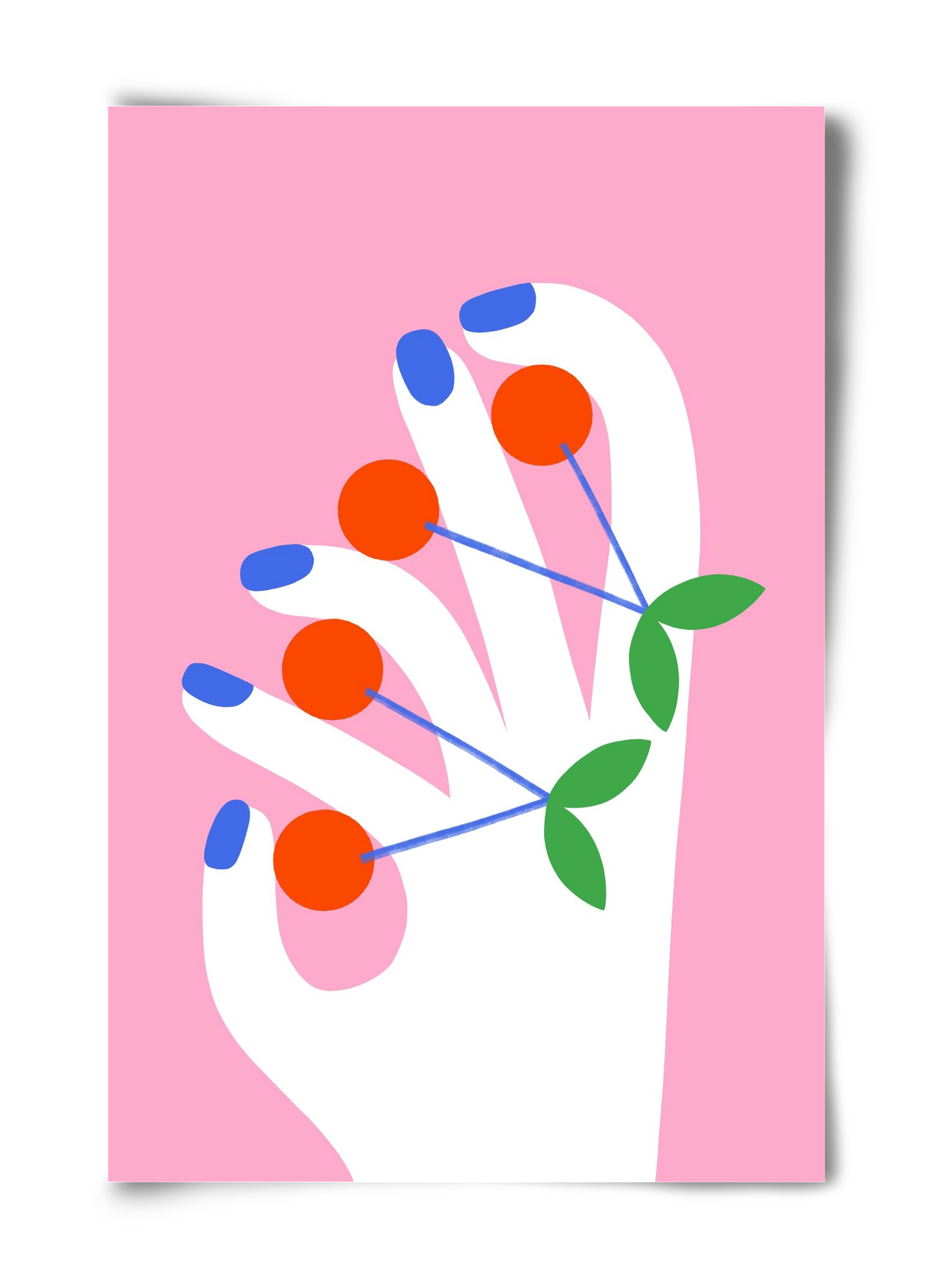 Cherries, 40x60 cm, Keret nélkül