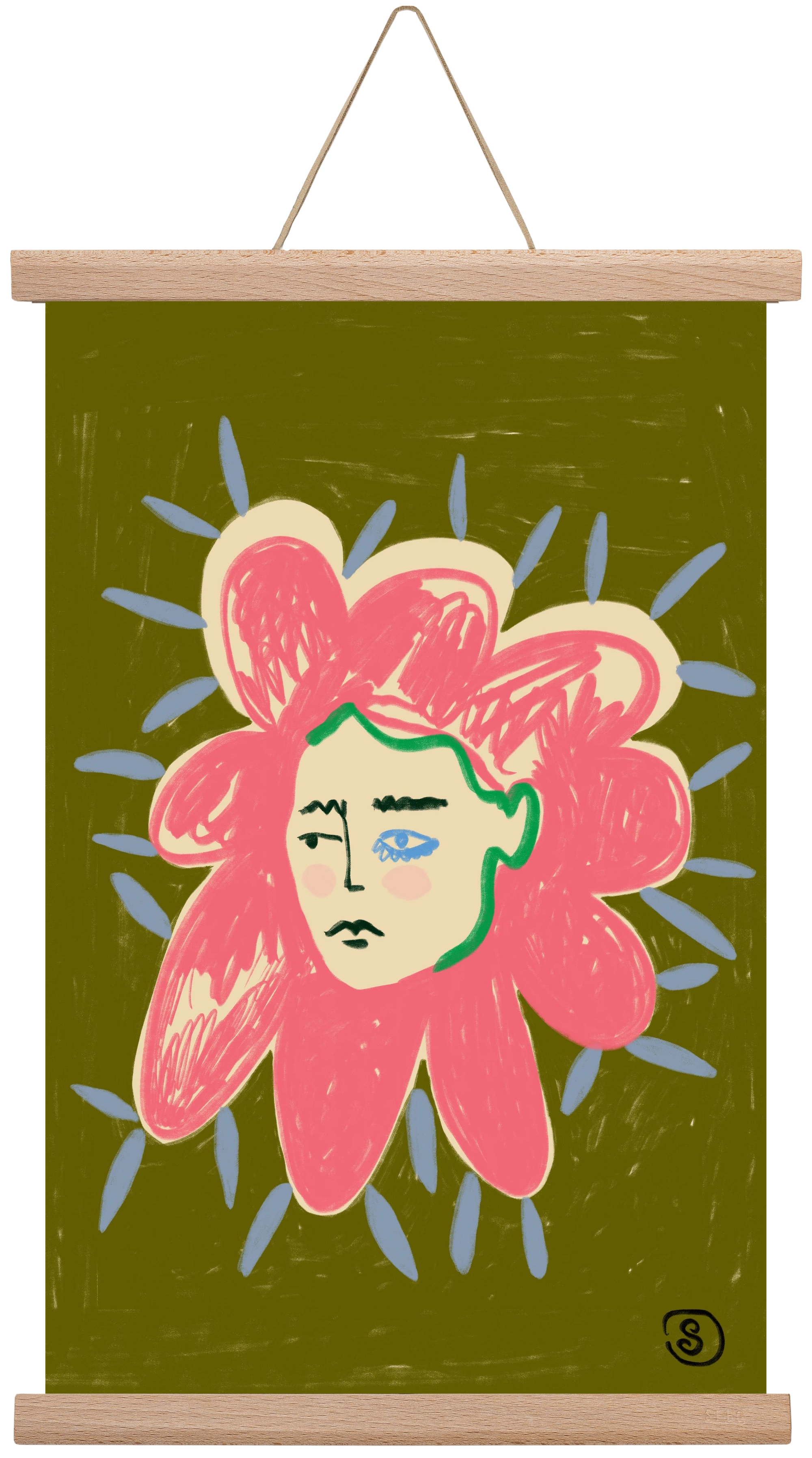 PROTECTIVE LAYER, 30x45 cm (30x45 cm), Tölgy akasztó