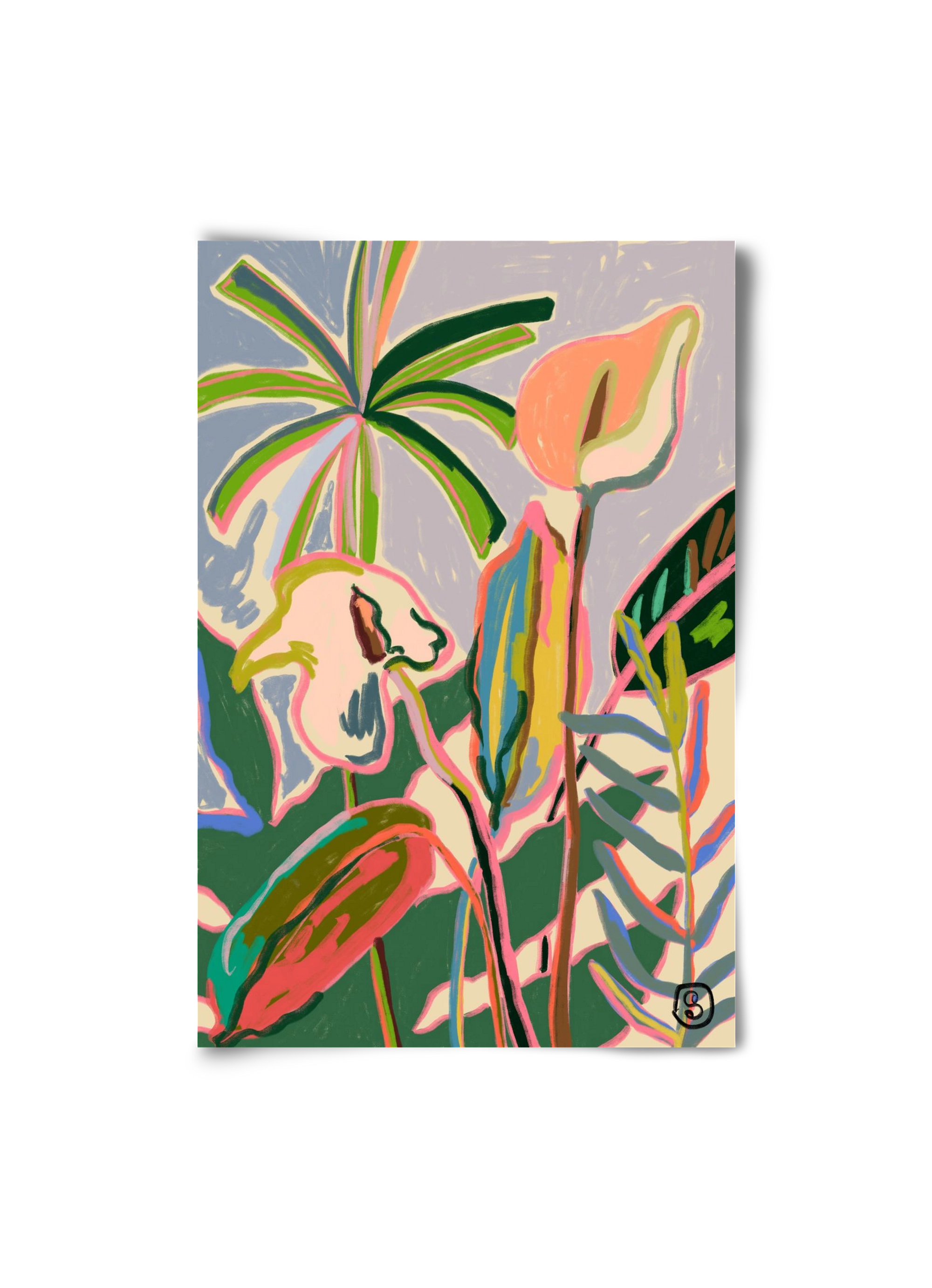 PEACE LILLY, 20x30 cm, Keret nélkül