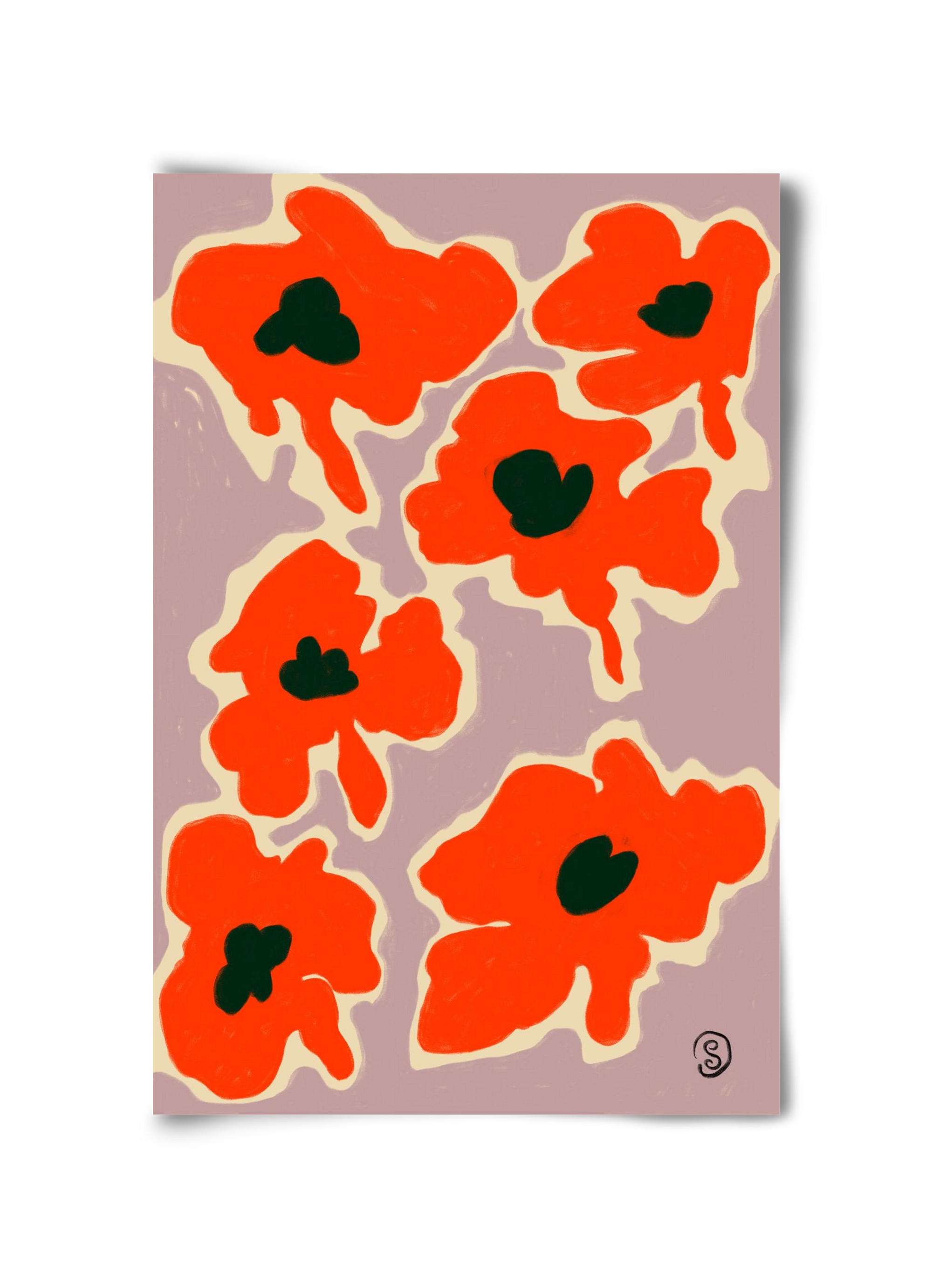 POPPY, 30x45 cm, Keret nélkül