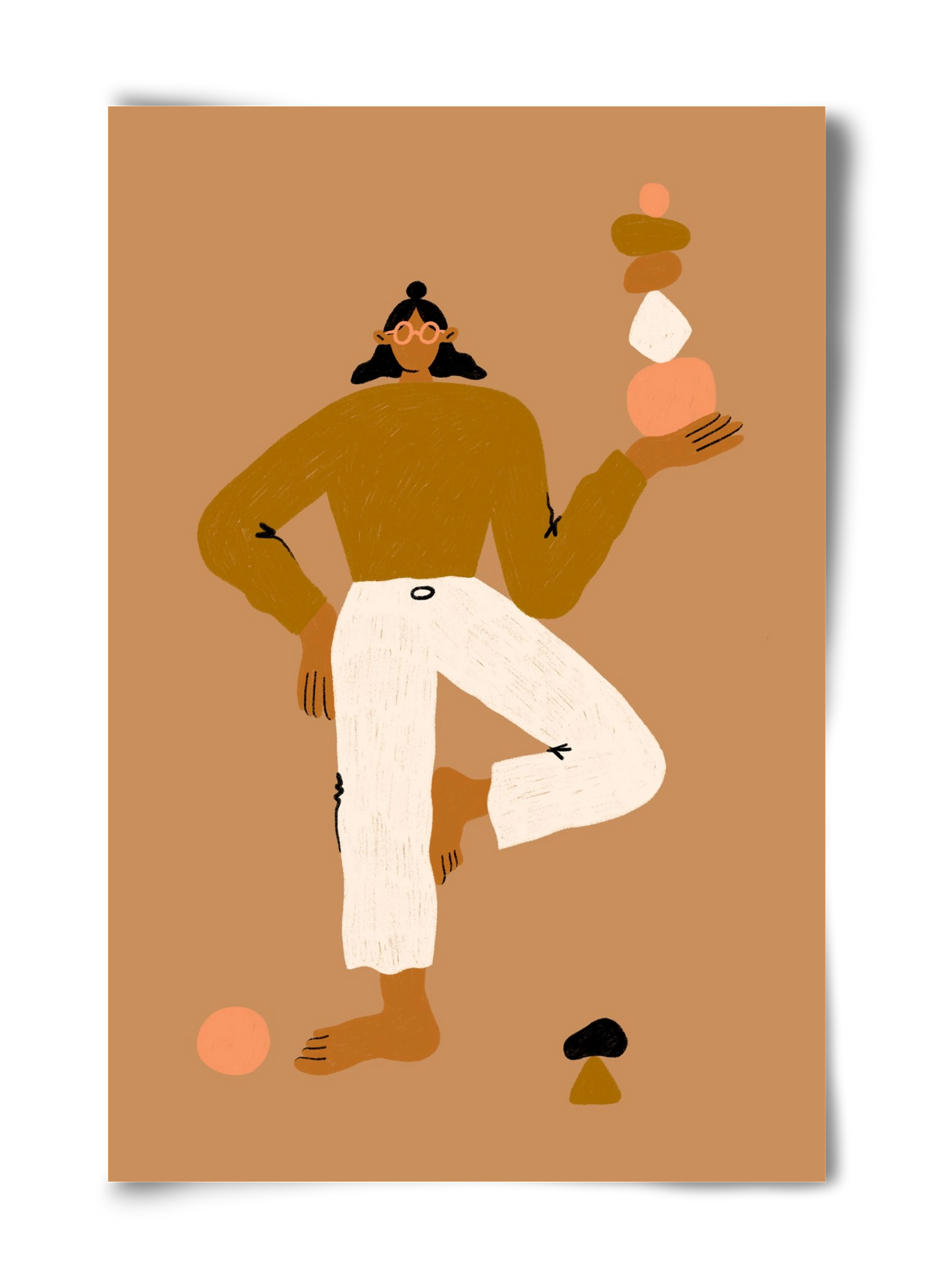 Balancing, 40x60 cm, Keret nélkül