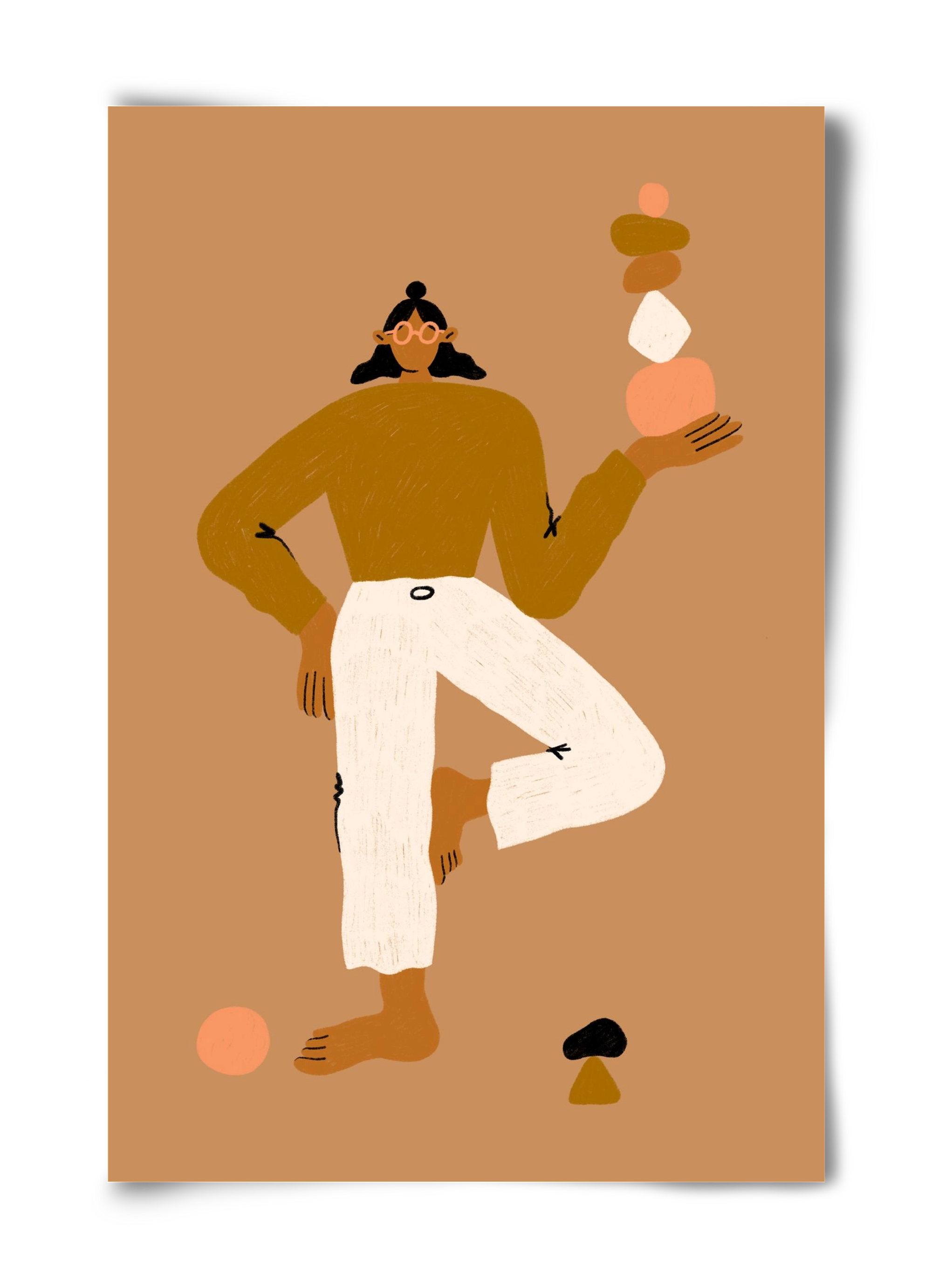 Balancing, 40x60 cm, Keret nélkül