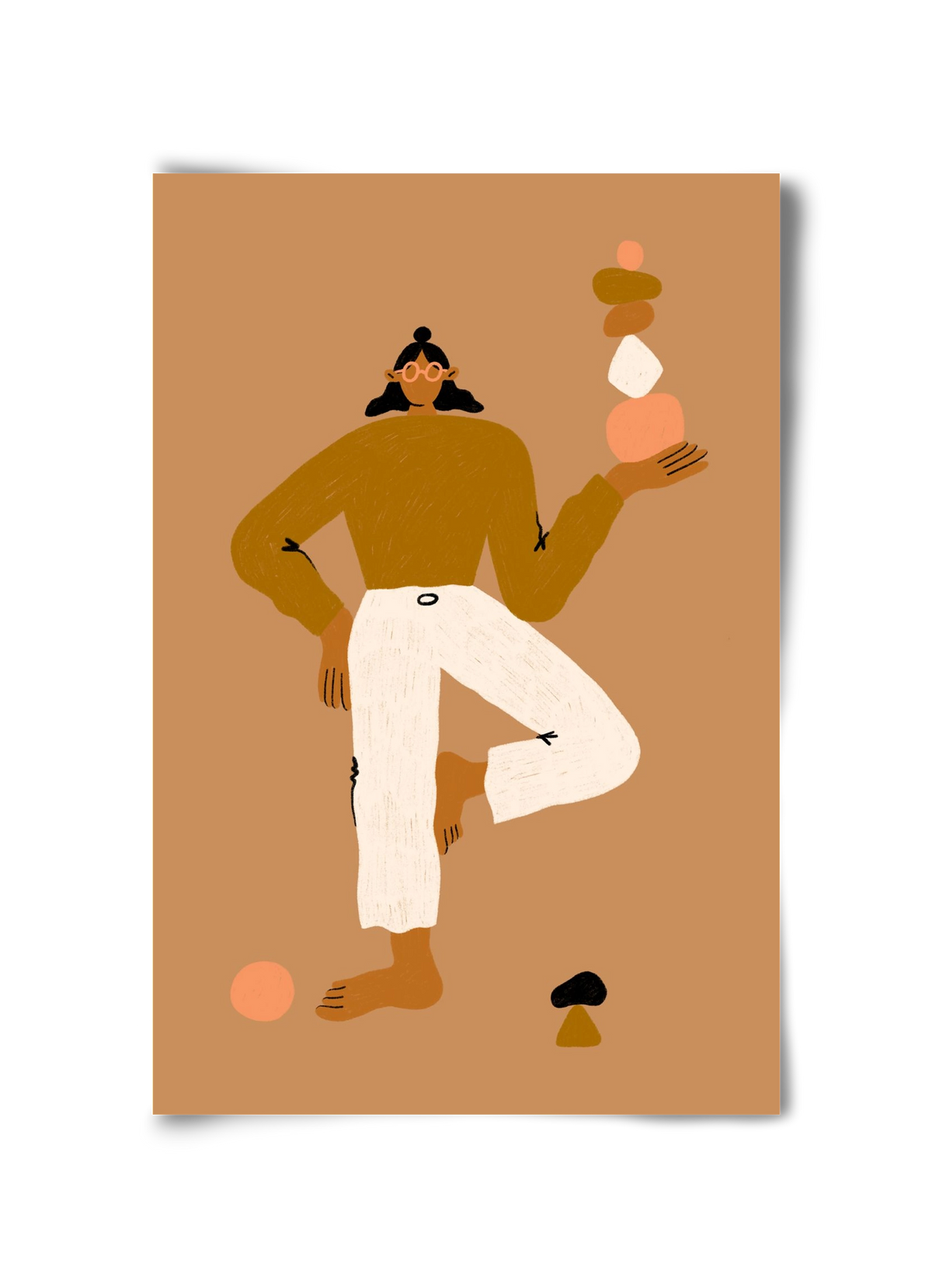 Balancing, 30x45 cm, Keret nélkül