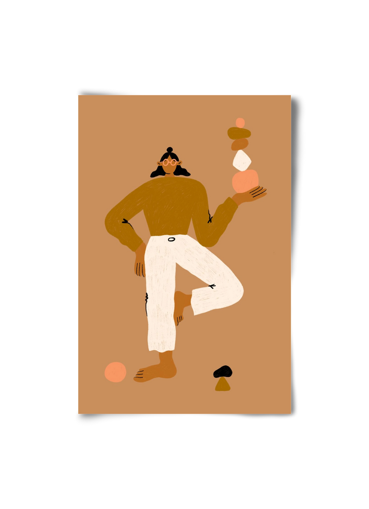 Balancing, 20x30 cm, Keret nélkül