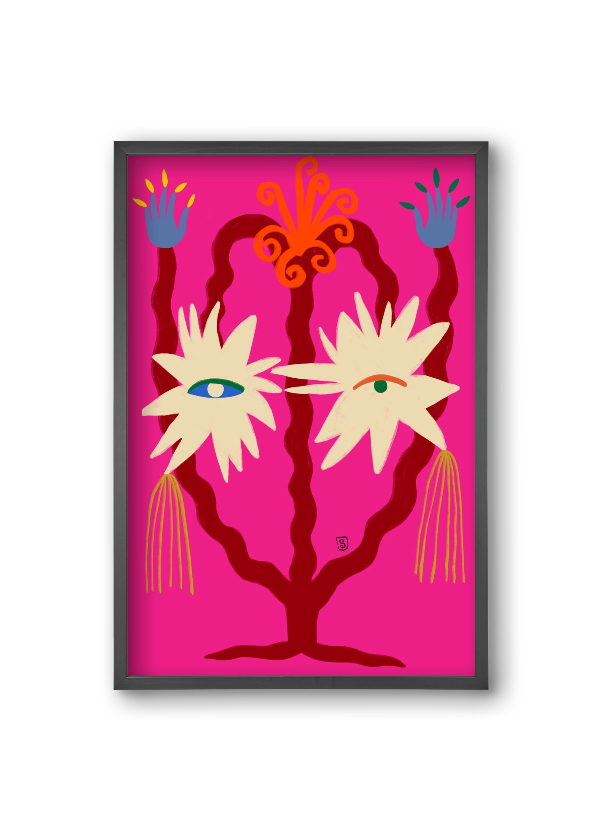 LOOKING FORWARD, 20x30 cm (20x30 cm), Fekete keret