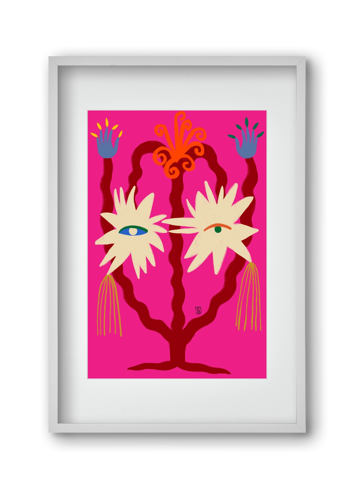 LOOKING FORWARD, 30x45 cm (20x30 cm), Fehér keret, paszpartuval