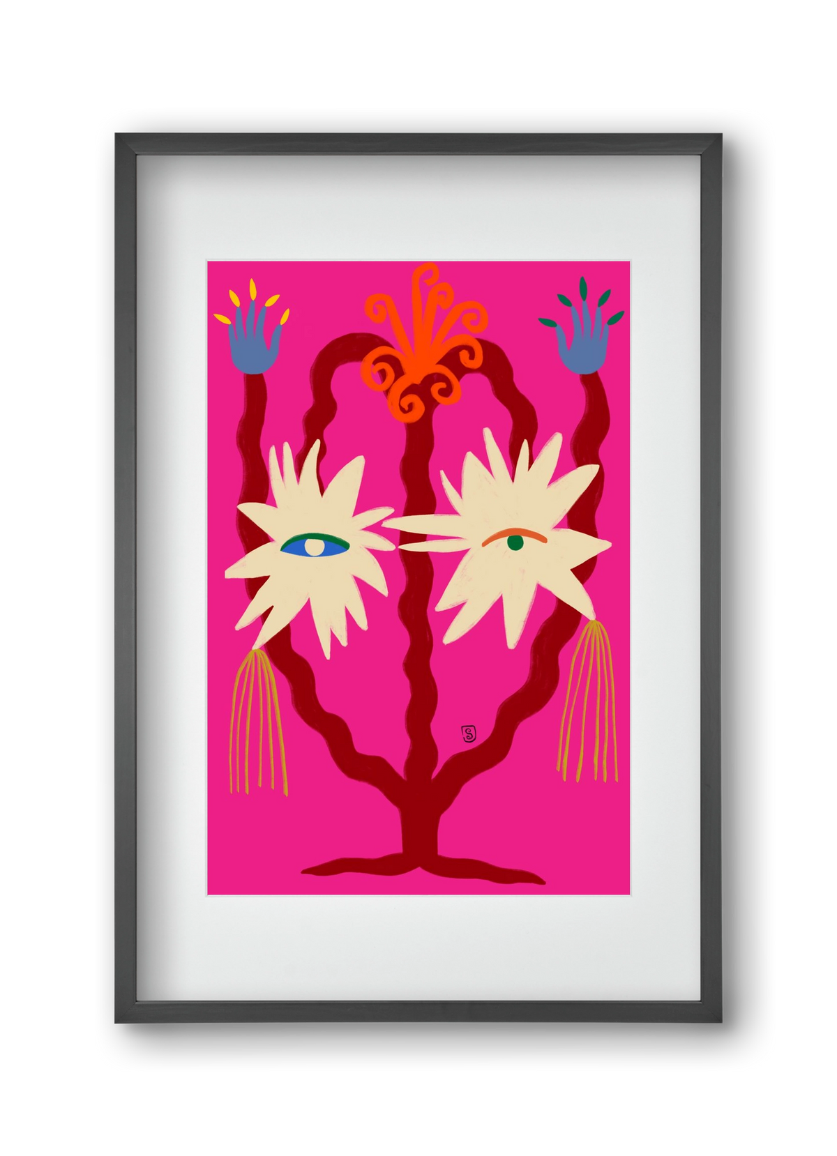 LOOKING FORWARD, 30x45 cm (20x30 cm), Fekete keret, paszpartuval