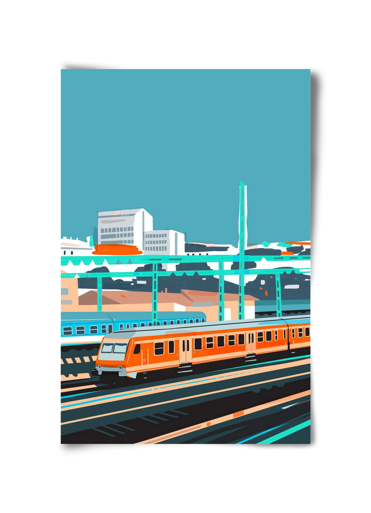 Naphegy, 30x45 cm, Keret nélkül