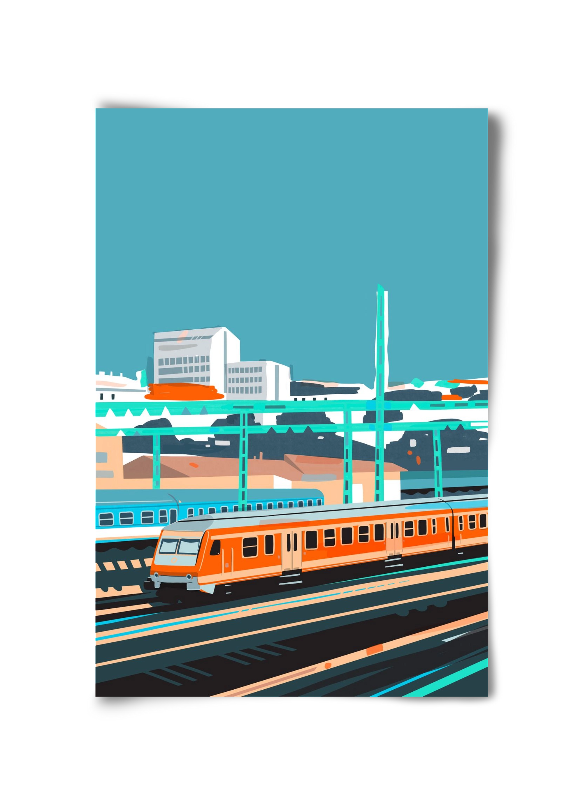 Naphegy, 30x45 cm, Keret nélkül