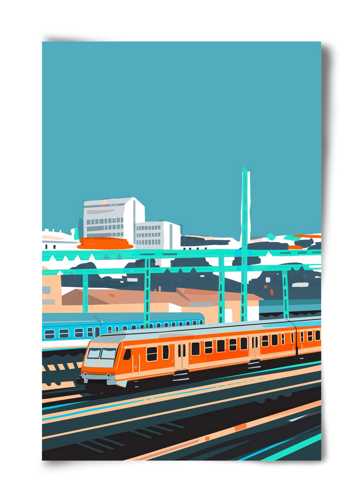 Naphegy, 40x60 cm, Keret nélkül