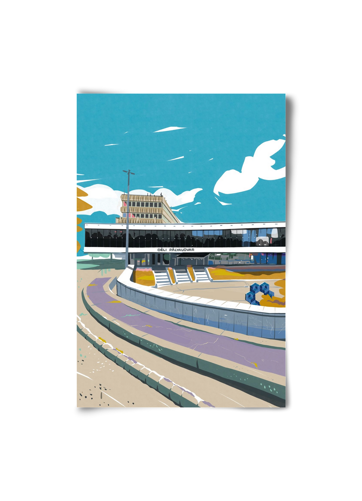 Déli Pályaudvar, 20x30 cm, Keret nélkül