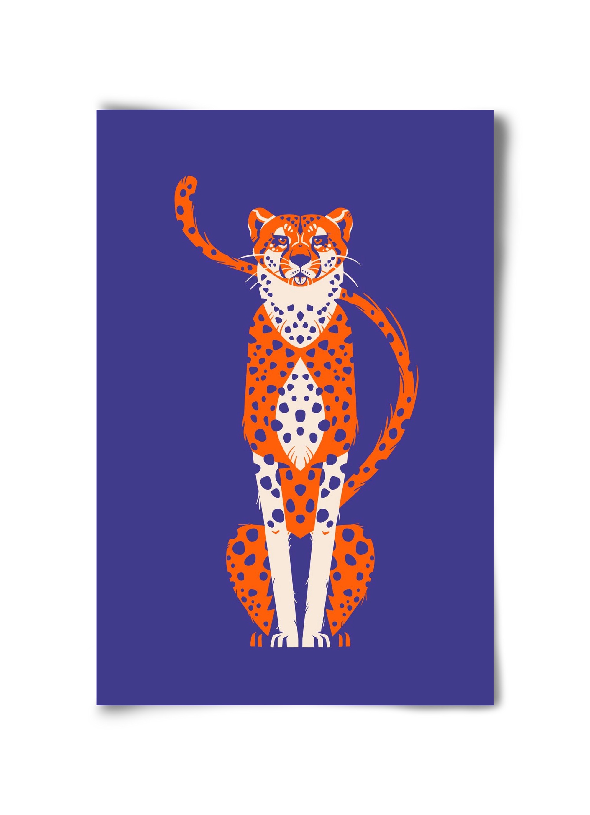 Gepárd, 30x45 cm, Keret nélkül