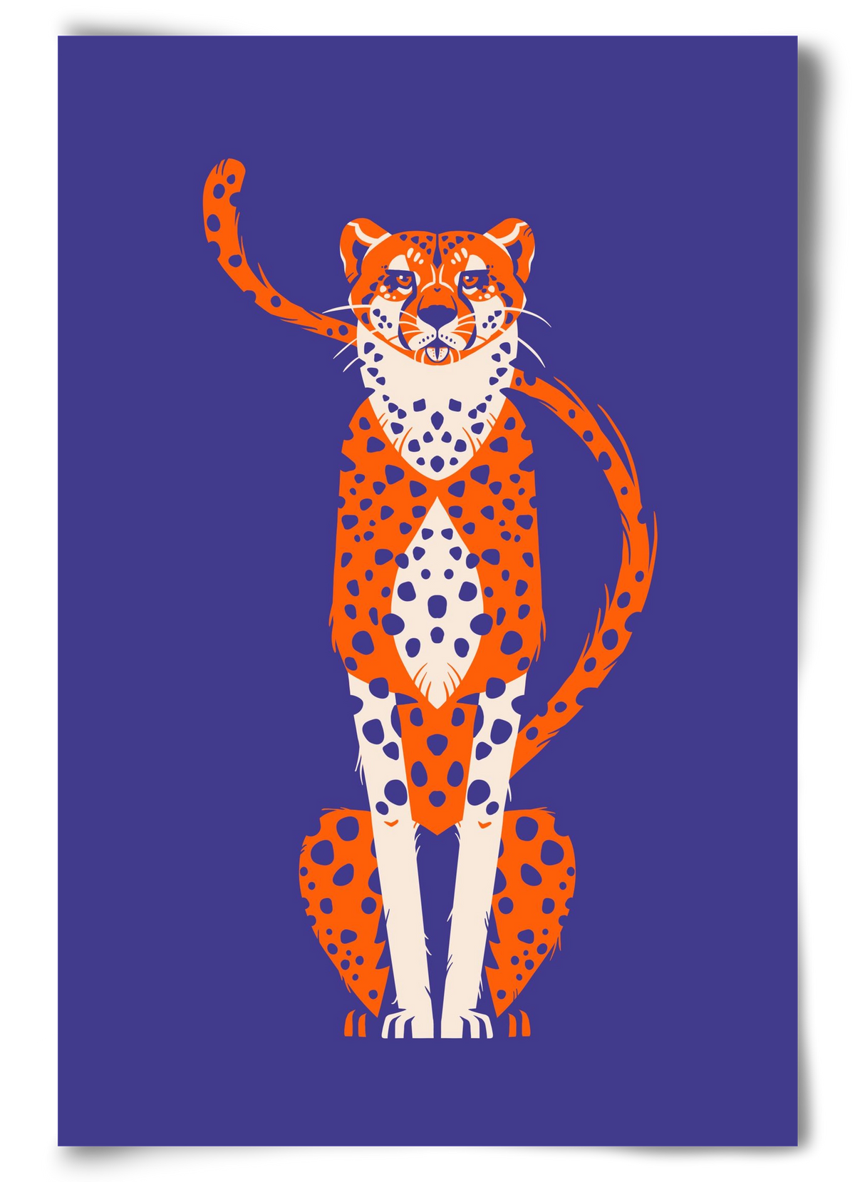 Gepárd, 60x90 cm, Keret nélkül