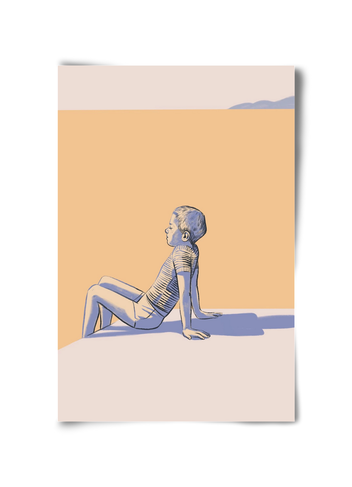 Nyugalom, 30x45 cm, Keret nélkül