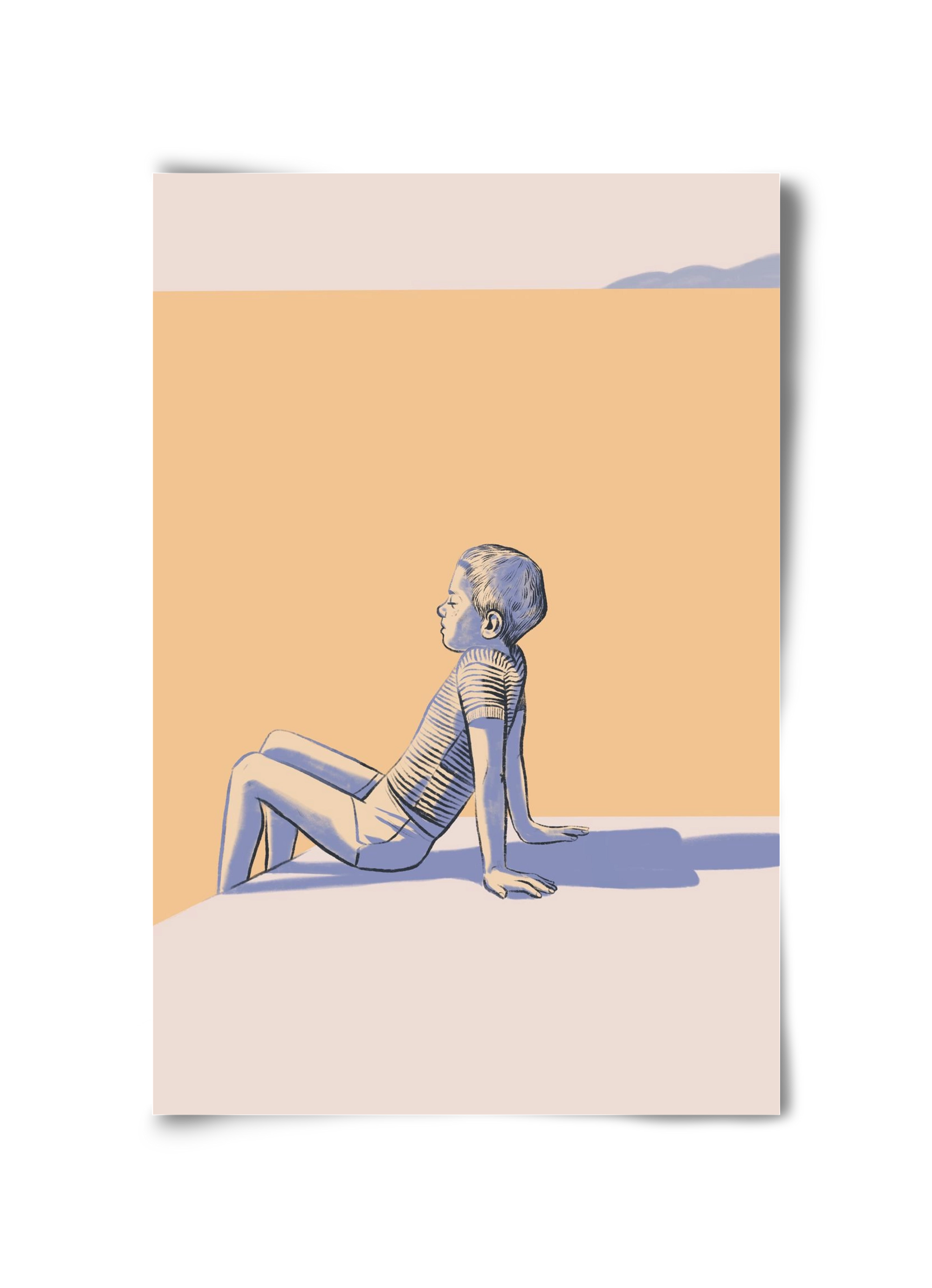 Nyugalom, 30x45 cm, Keret nélkül