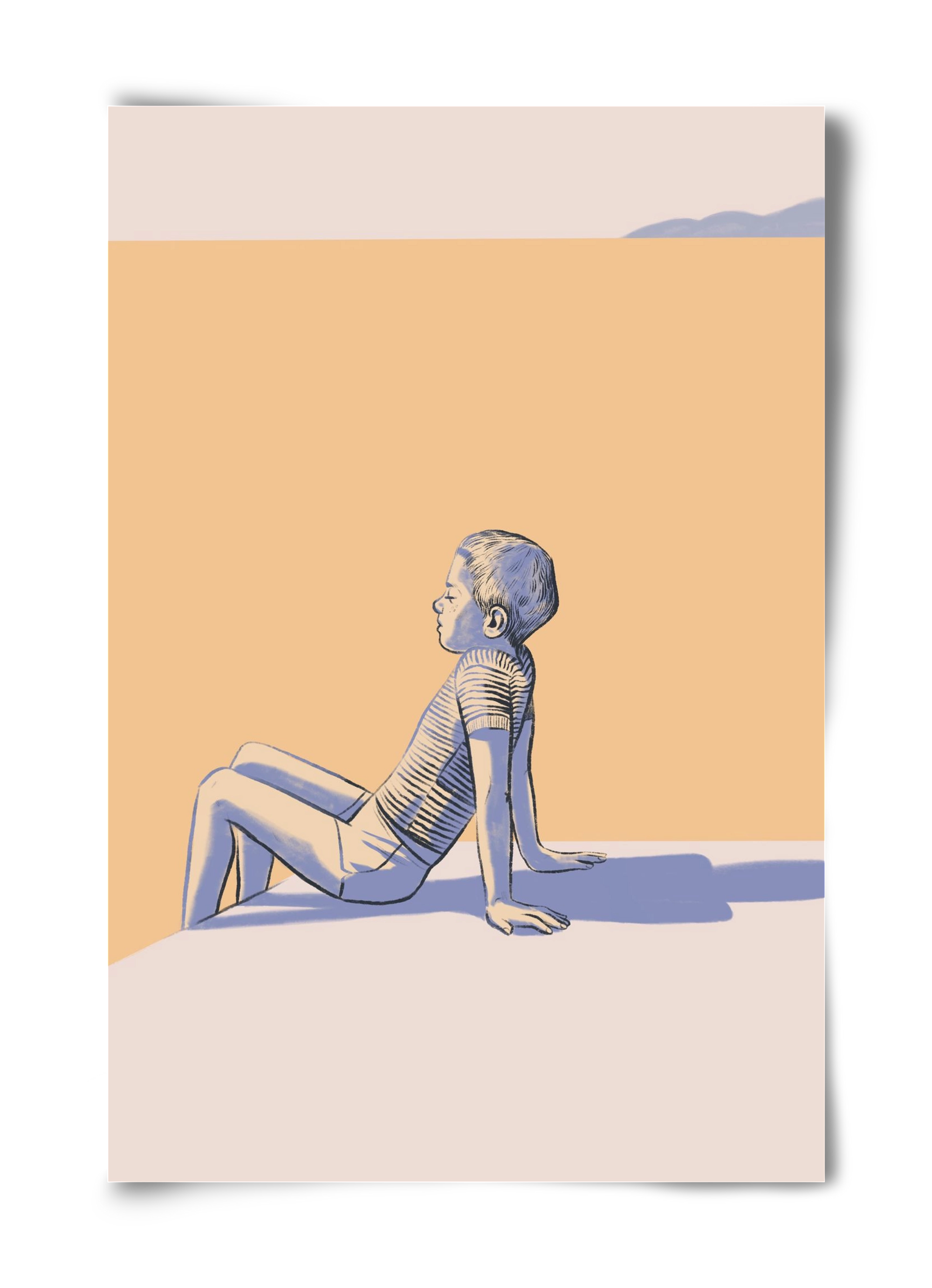 Nyugalom, 40x60 cm, Keret nélkül